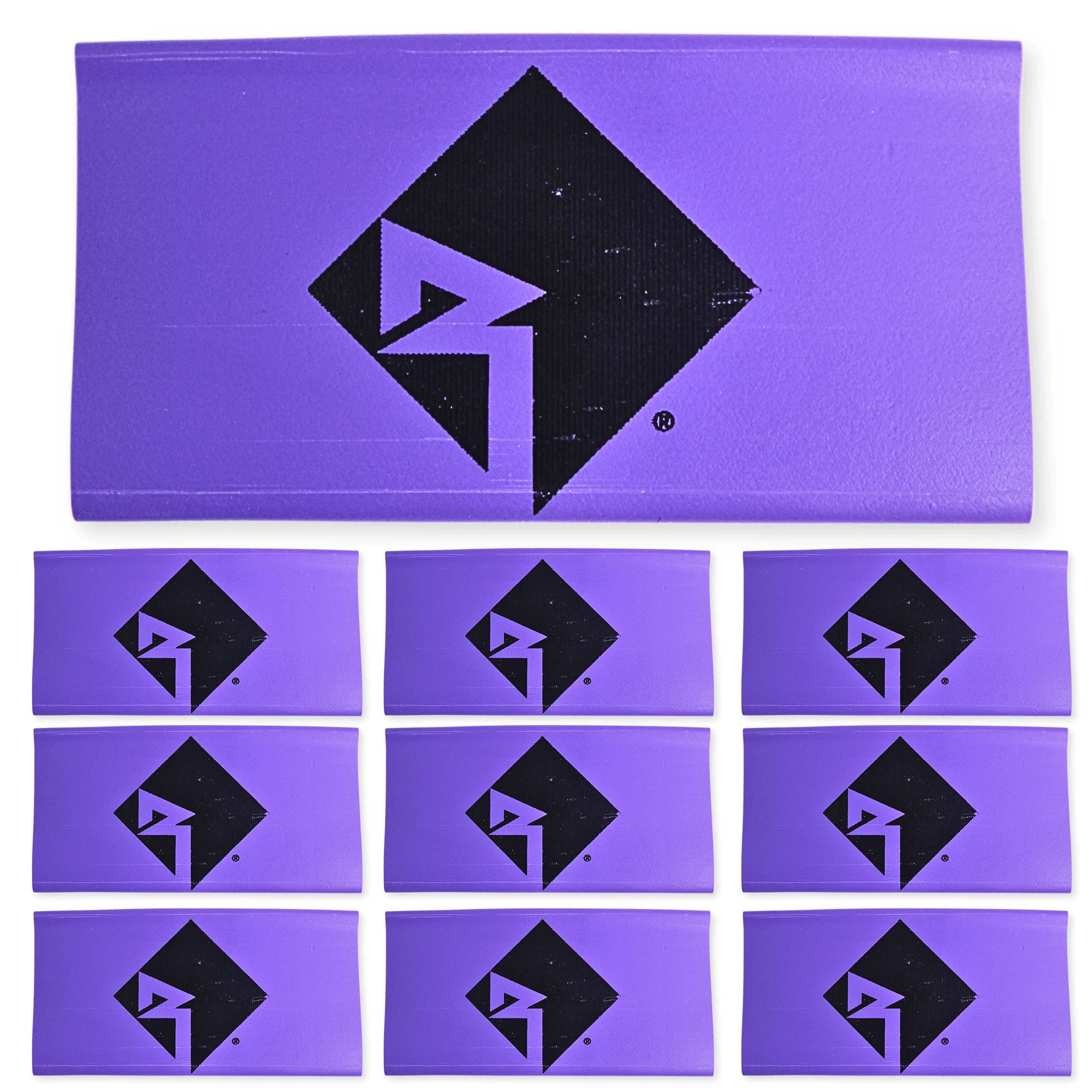 0 Gauge 3:1 Heat Shrink with Rockford Fosgate Logo 10 Pack Purple - Image 3