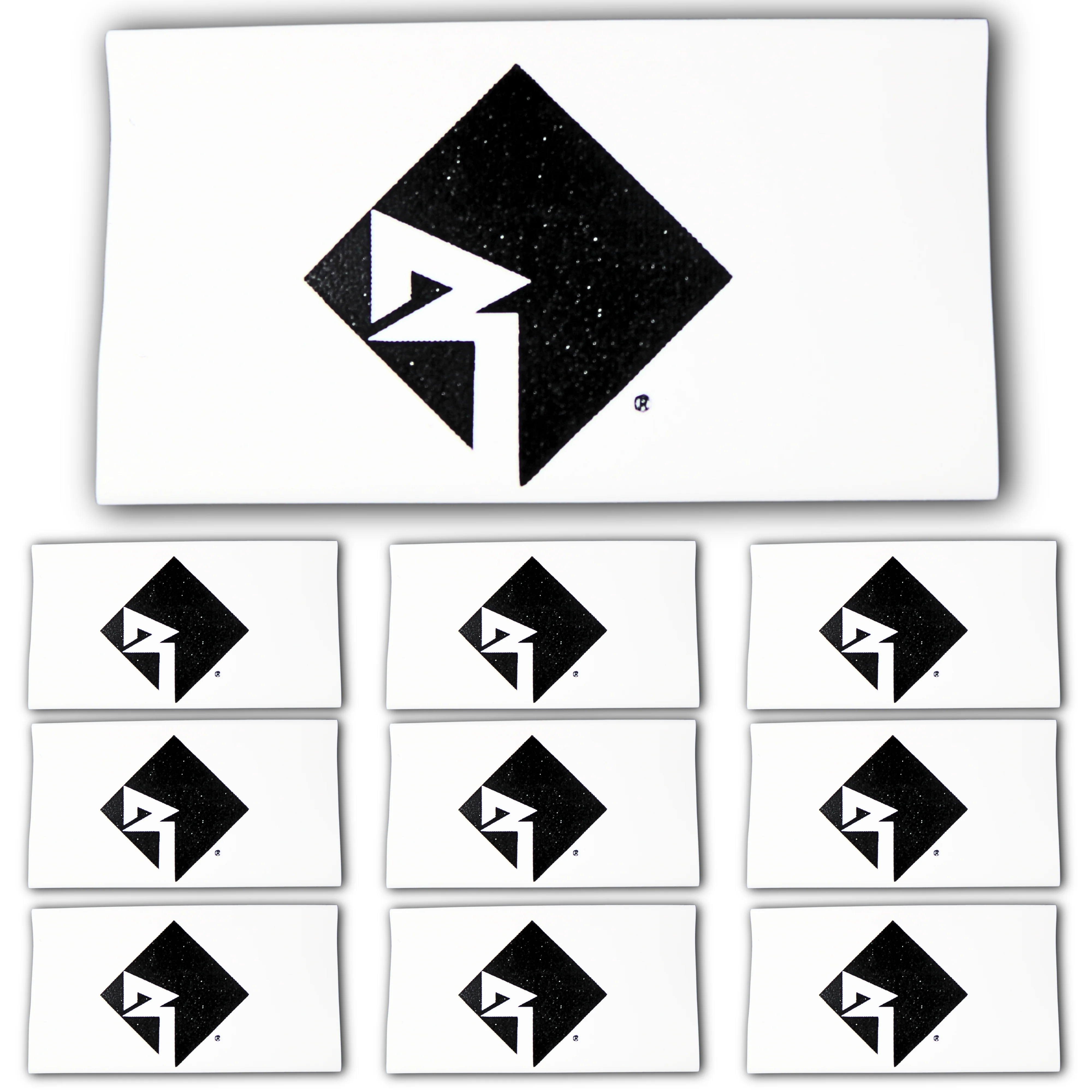 0 Gauge 3:1 Heat Shrink with Rockford Fosgate Logo 10 Pack White
