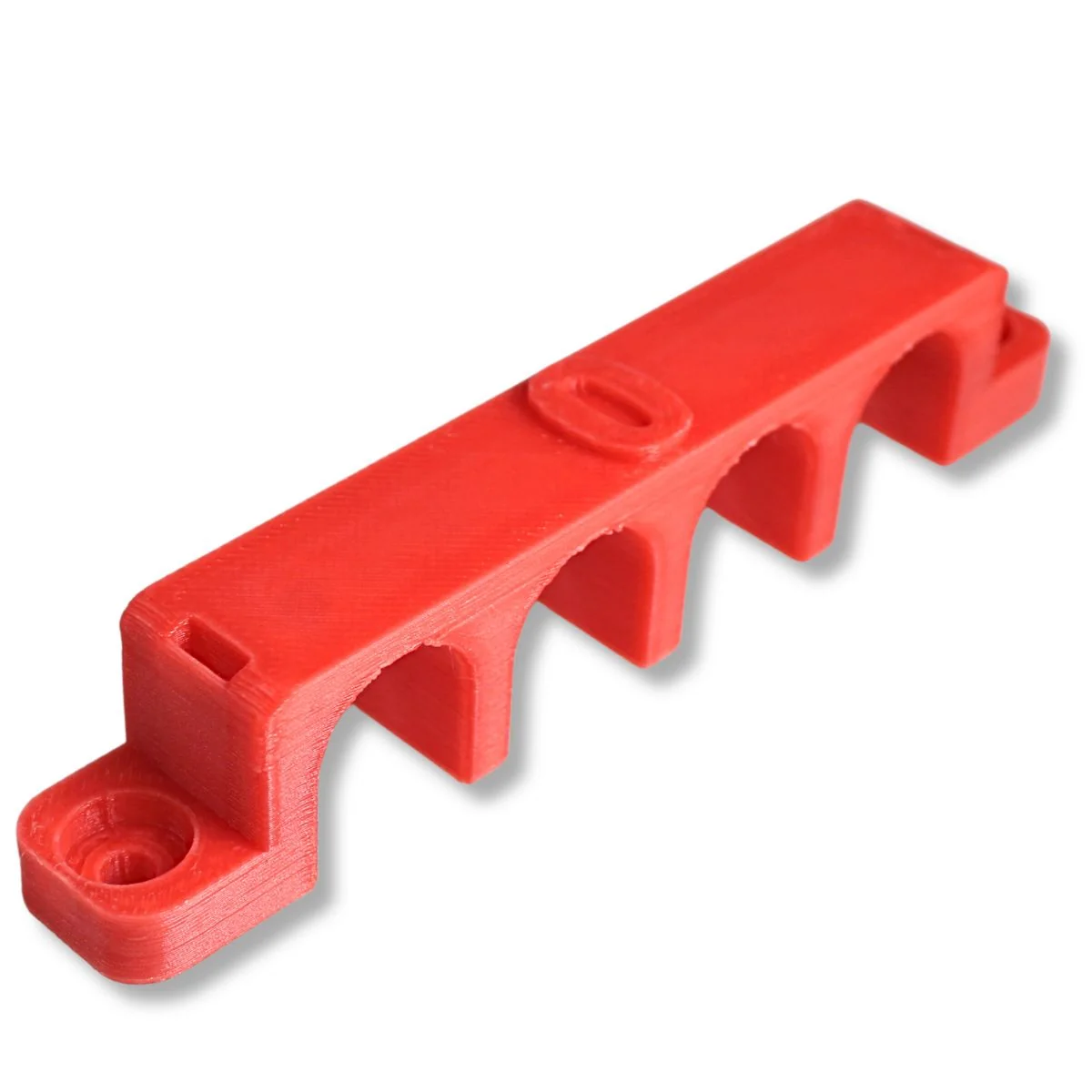 1/0 Gauge Cable Management Wire Comb Quad Slot Can Use w/ Cable Tie Red/Black - Image 10