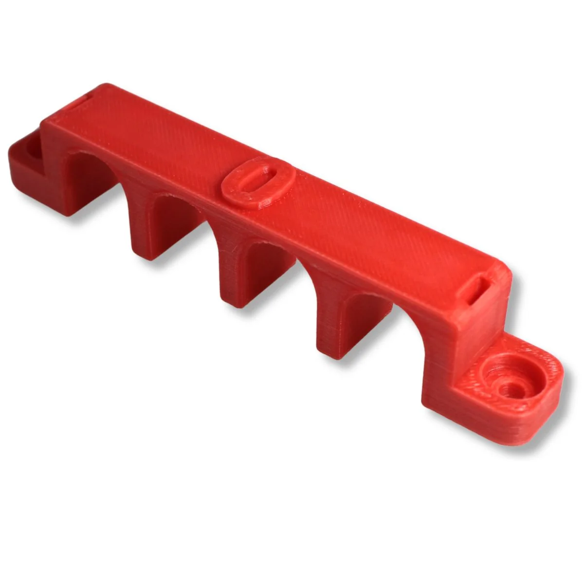 1/0 Gauge Cable Management Wire Comb Quad Slot Can Use w/ Cable Tie Red/Black - Image 12