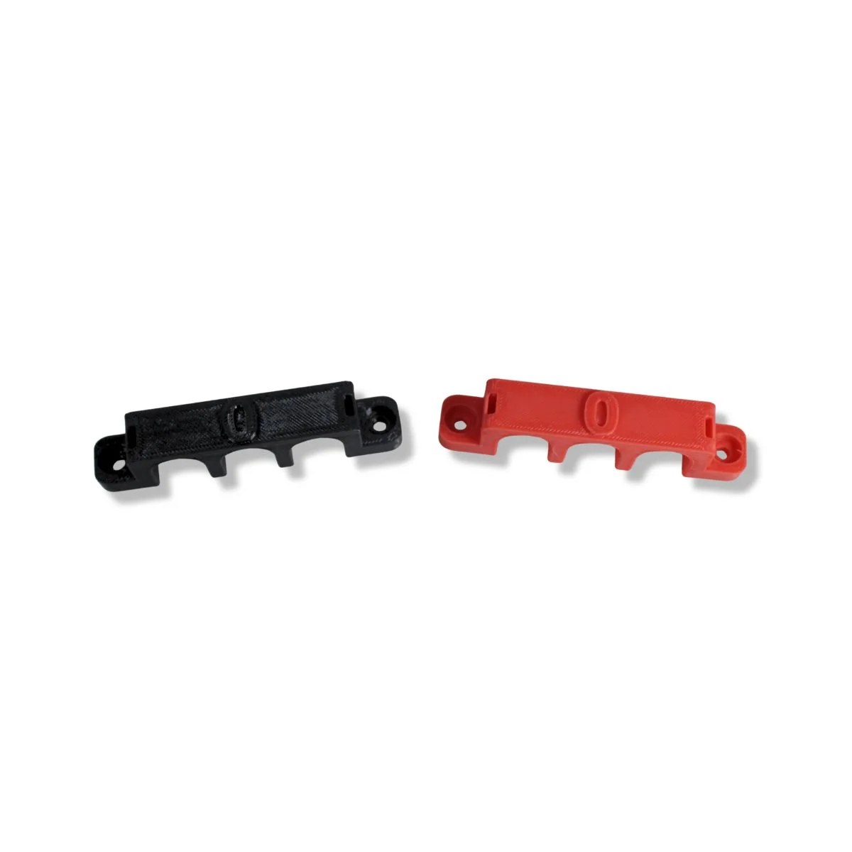 1/0 Gauge Cable Management Wire Comb Triple Slot Can Use w/ Cable Tie Red/Black - Image 5