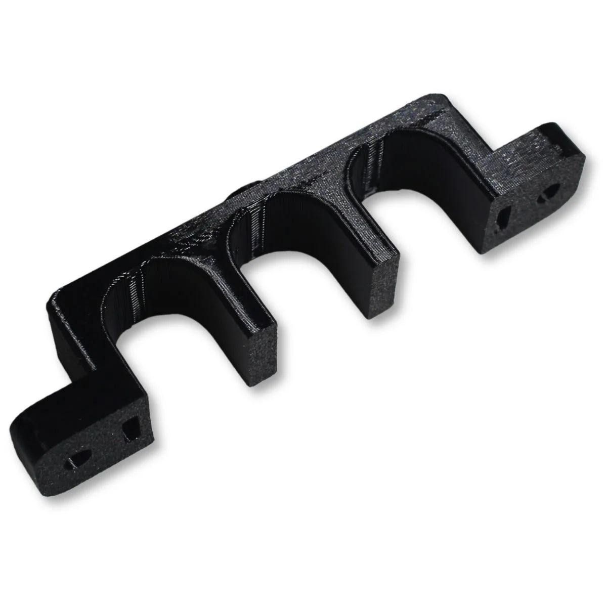 1/0 Gauge Cable Management Wire Comb Triple Slot Can Use w/ Cable Tie Red/Black - Image 6