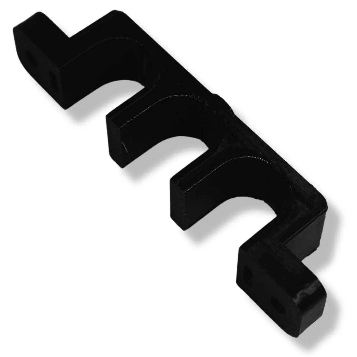 1/0 Gauge Cable Management Wire Comb Triple Slot Can Use w/ Cable Tie Red/Black - Image 8