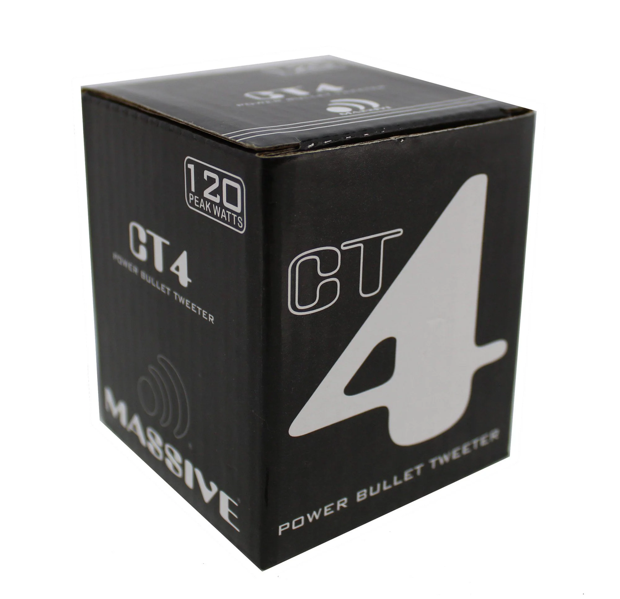 Massive Audio CT4 1" 30W RMS 4-Ohm Neodymium Power Bullet Titanium Tweeter - Image 3