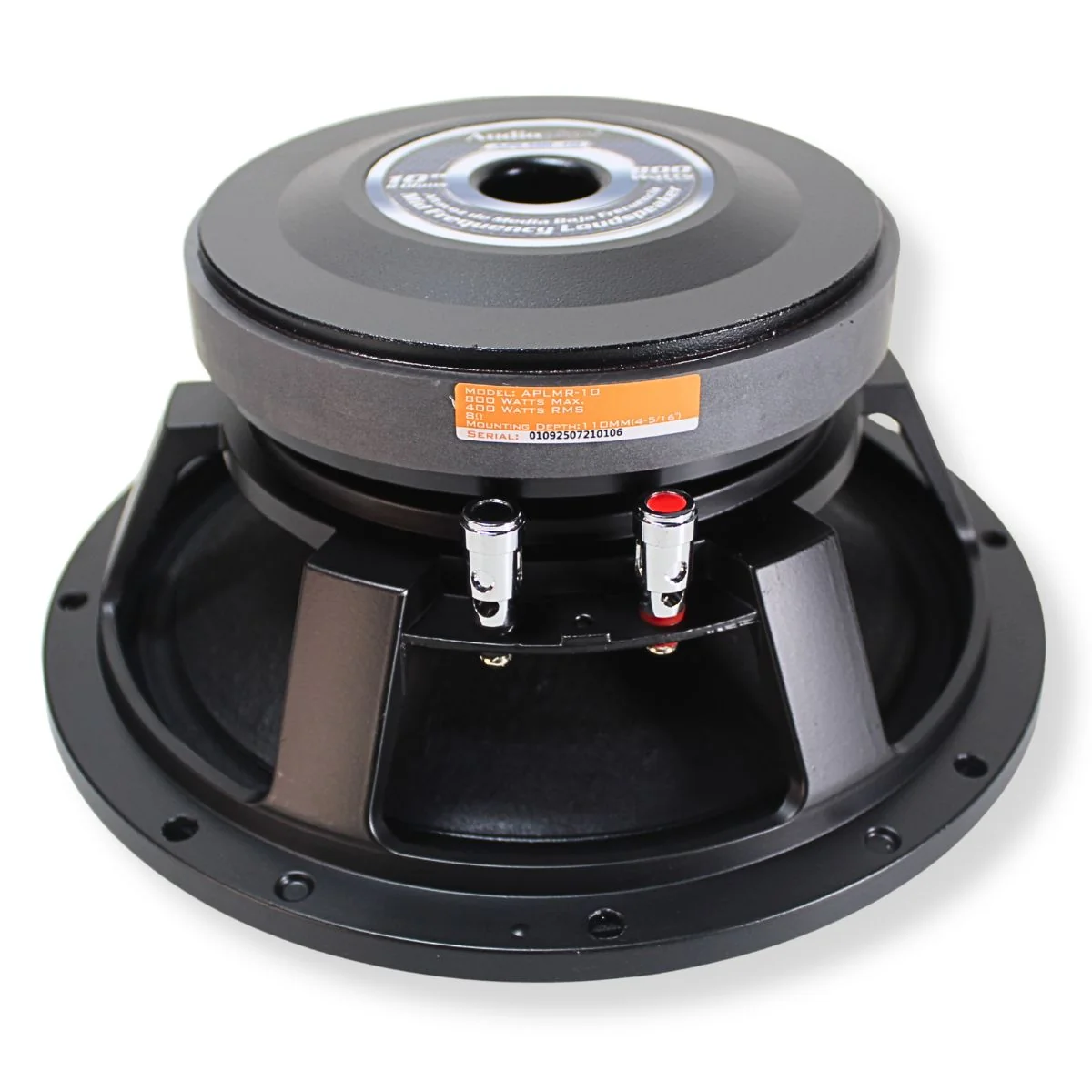 10" 400 Watt RMS 8 Ohm Midrange Loudspeaker Audiopipe APLMR-10 - Image 6