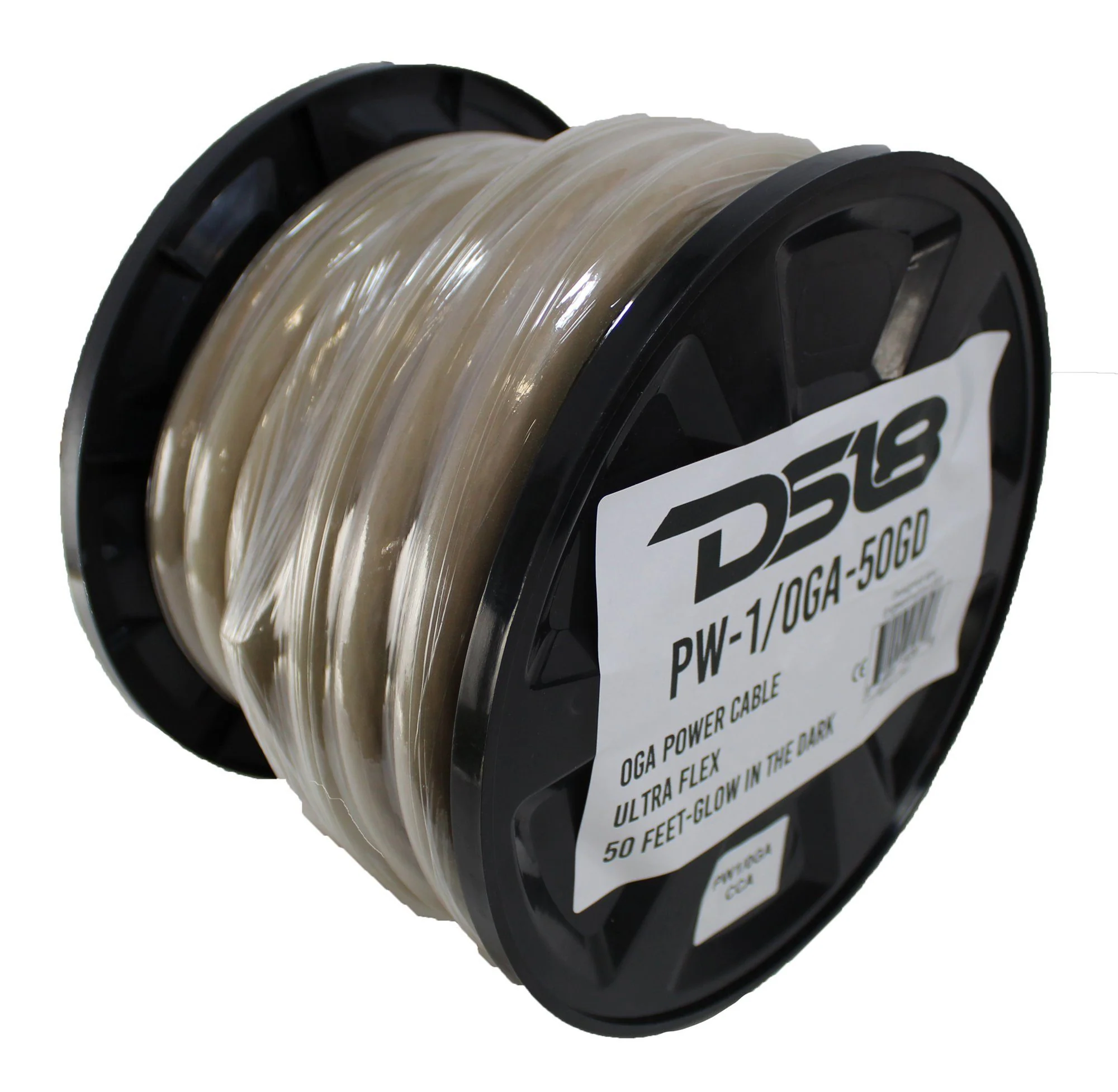 10 FT DS18 1/0 AWG Copper Clad Aluminum Glow In The Dark Power Ground Wire - Image 2