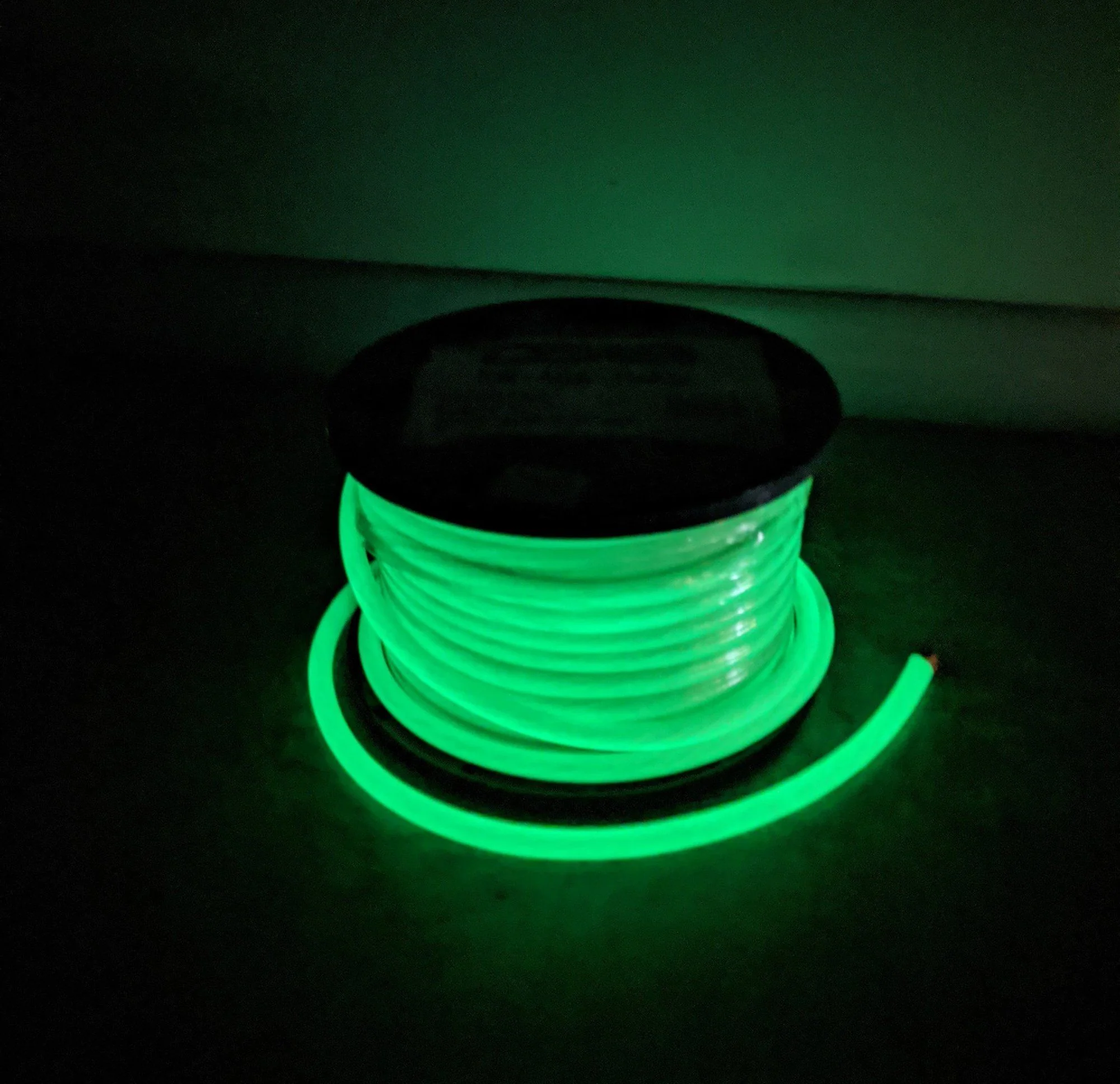 10 FT DS18 1/0 AWG Copper Clad Aluminum Glow In The Dark Power Ground Wire - Image 4