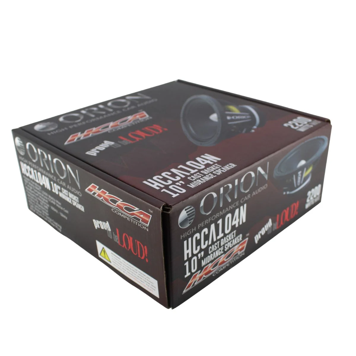 10" Neo 4-Ohm 550 Watt RMS Bullet Midrange Car Audio Loudspeaker Orion HCCA104N - Image 5