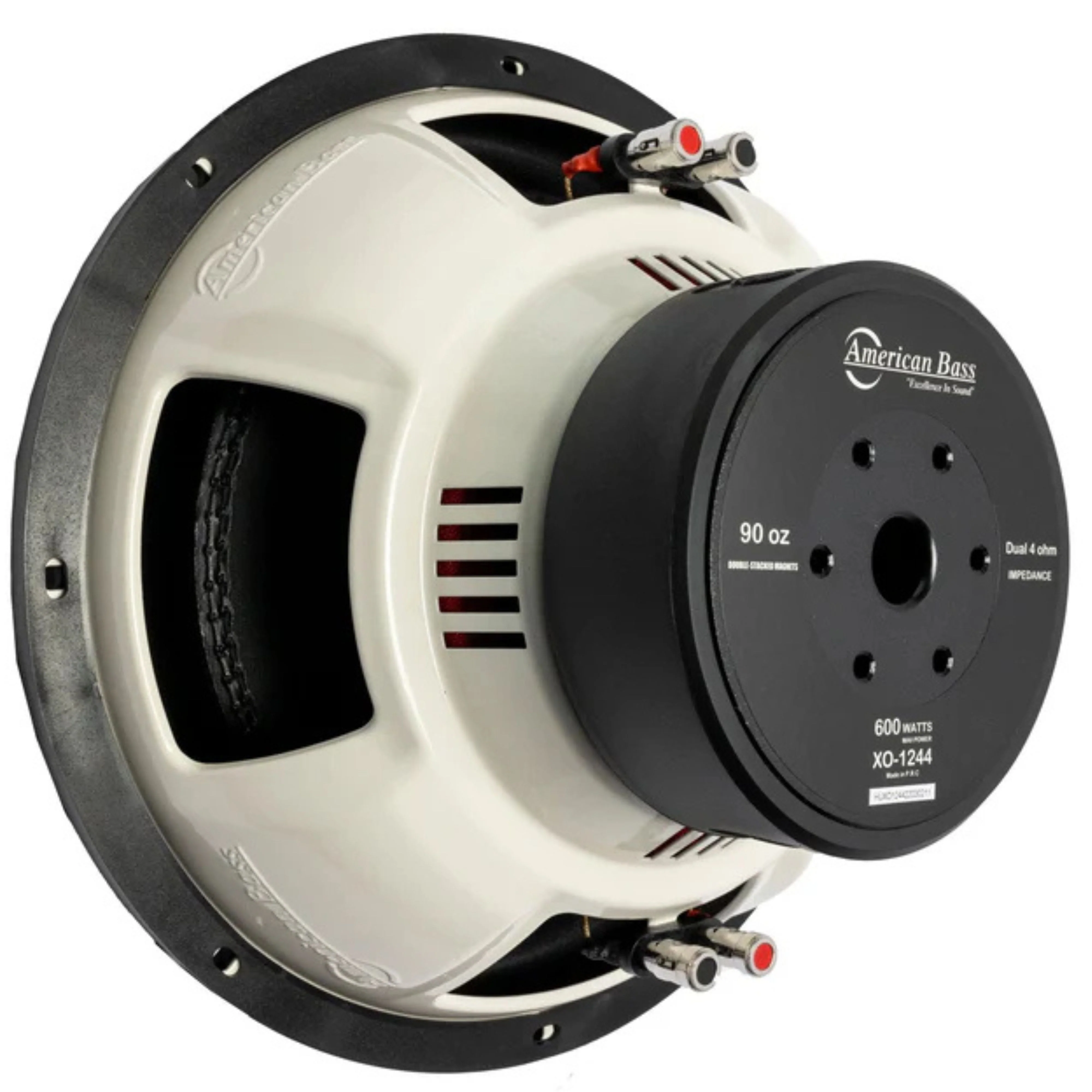 American Bass Car Audio 12" Subwoofer 2" Dual Voice Coil 4 Ohm 600W XO-1244 - Image 3