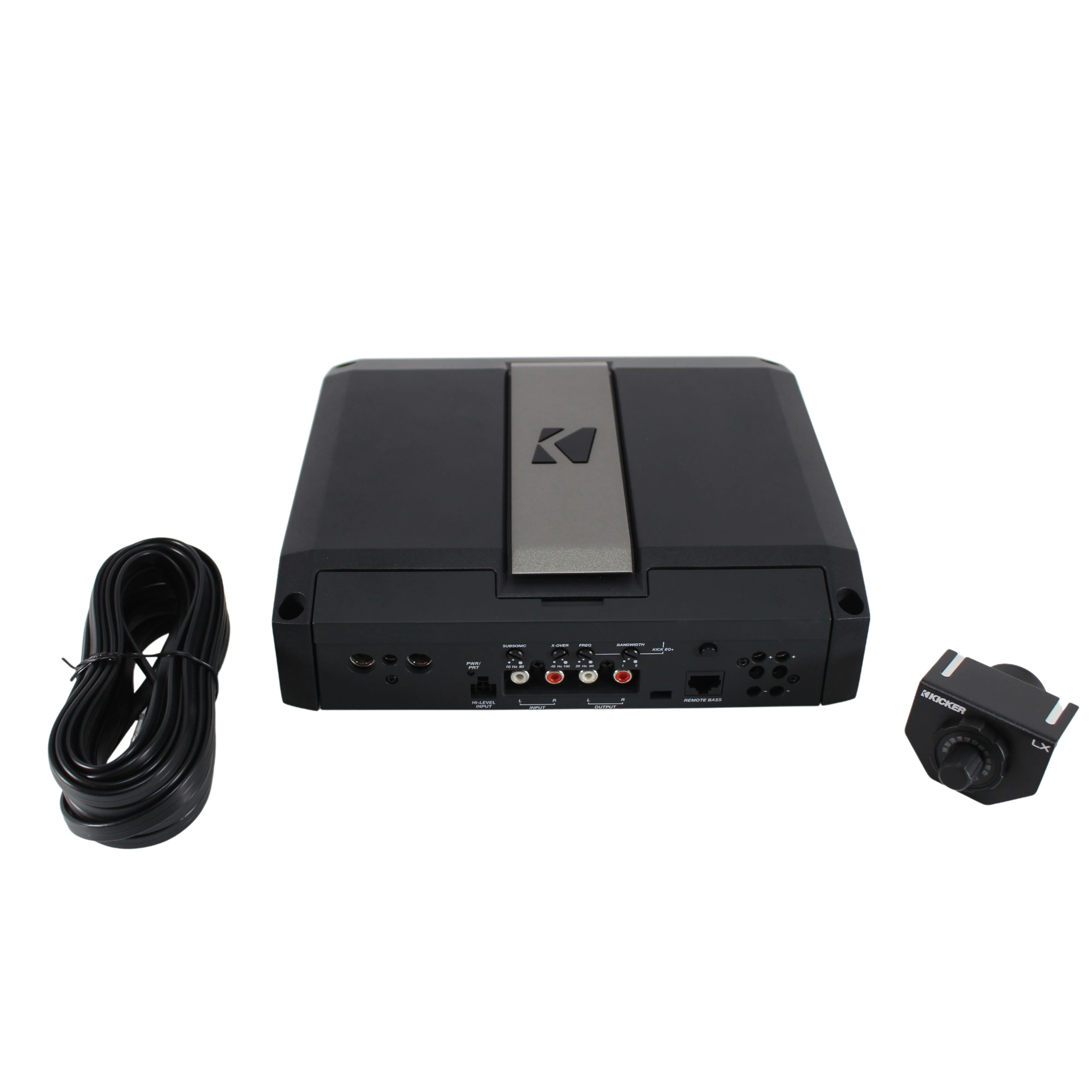 1250W 1-Ohm Mono Class D Subwoofer Amplifier w/Smart Bass & RGB LED Center Panel