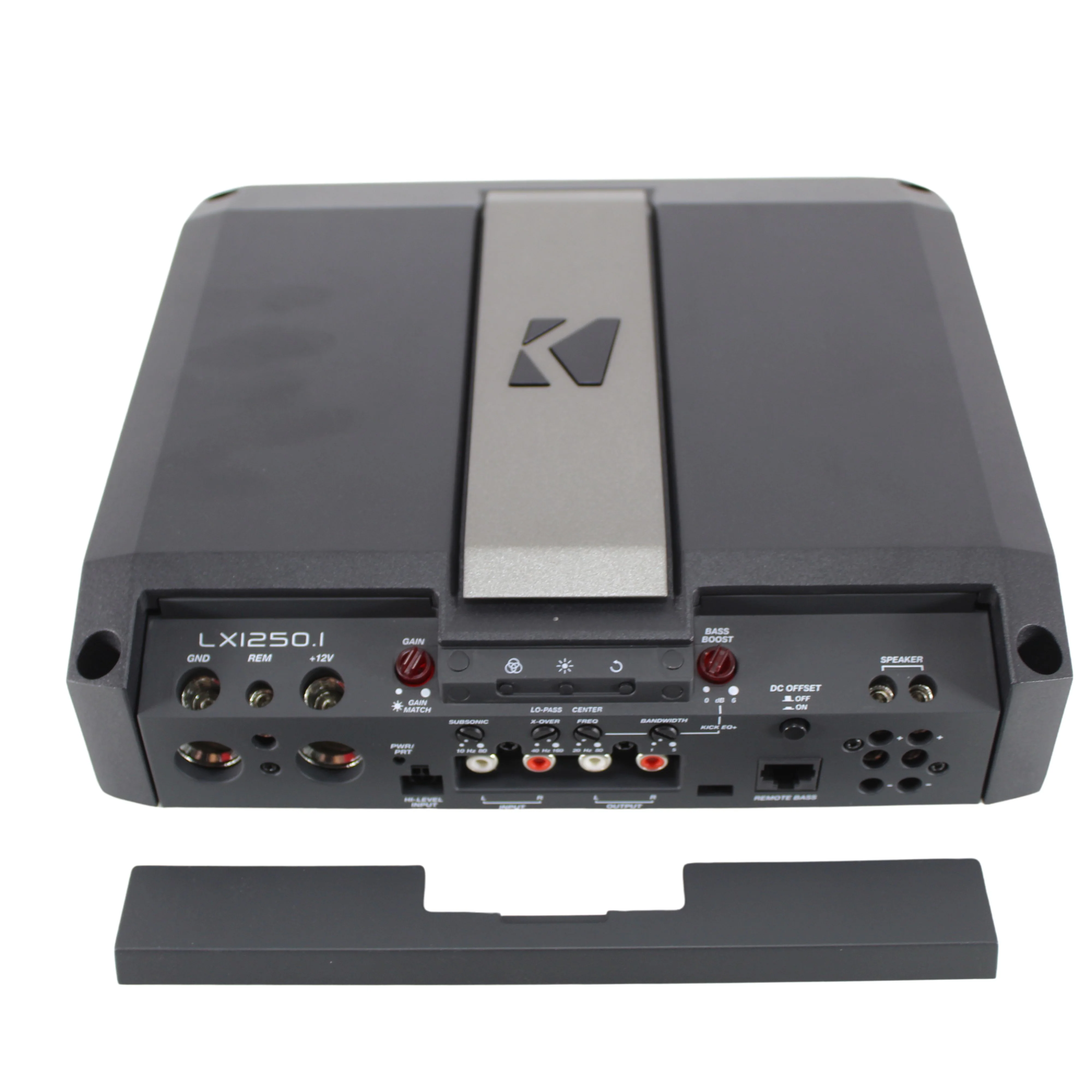 1250W 1-Ohm Mono Class D Subwoofer Amplifier w/Smart Bass & RGB LED Center Panel - Image 2