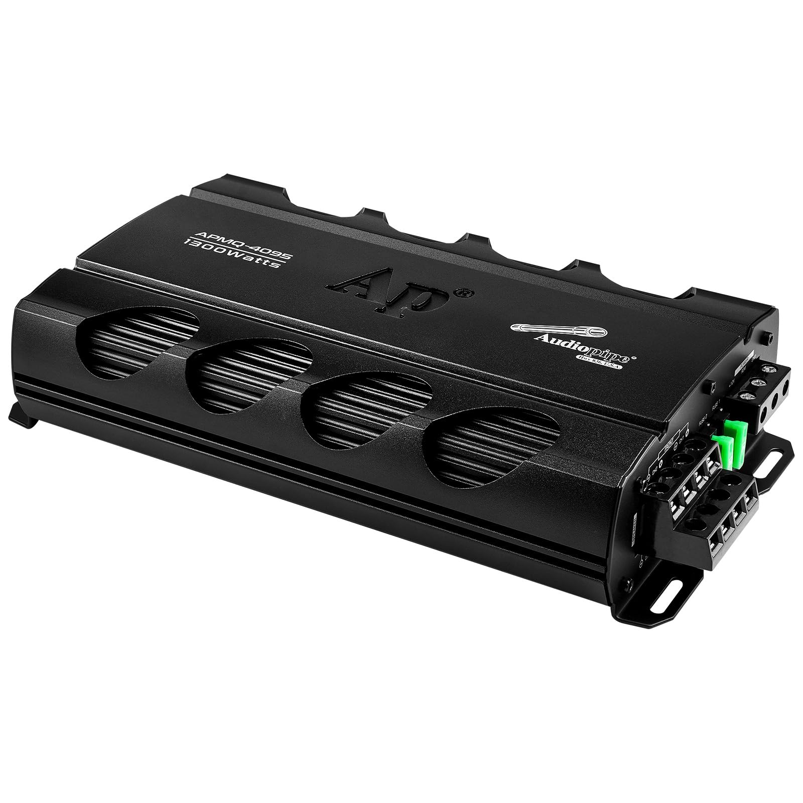1300 Watts 1-Ohm 4 Channel Class D Mini Amplifier Audiopipe APMQ-4095