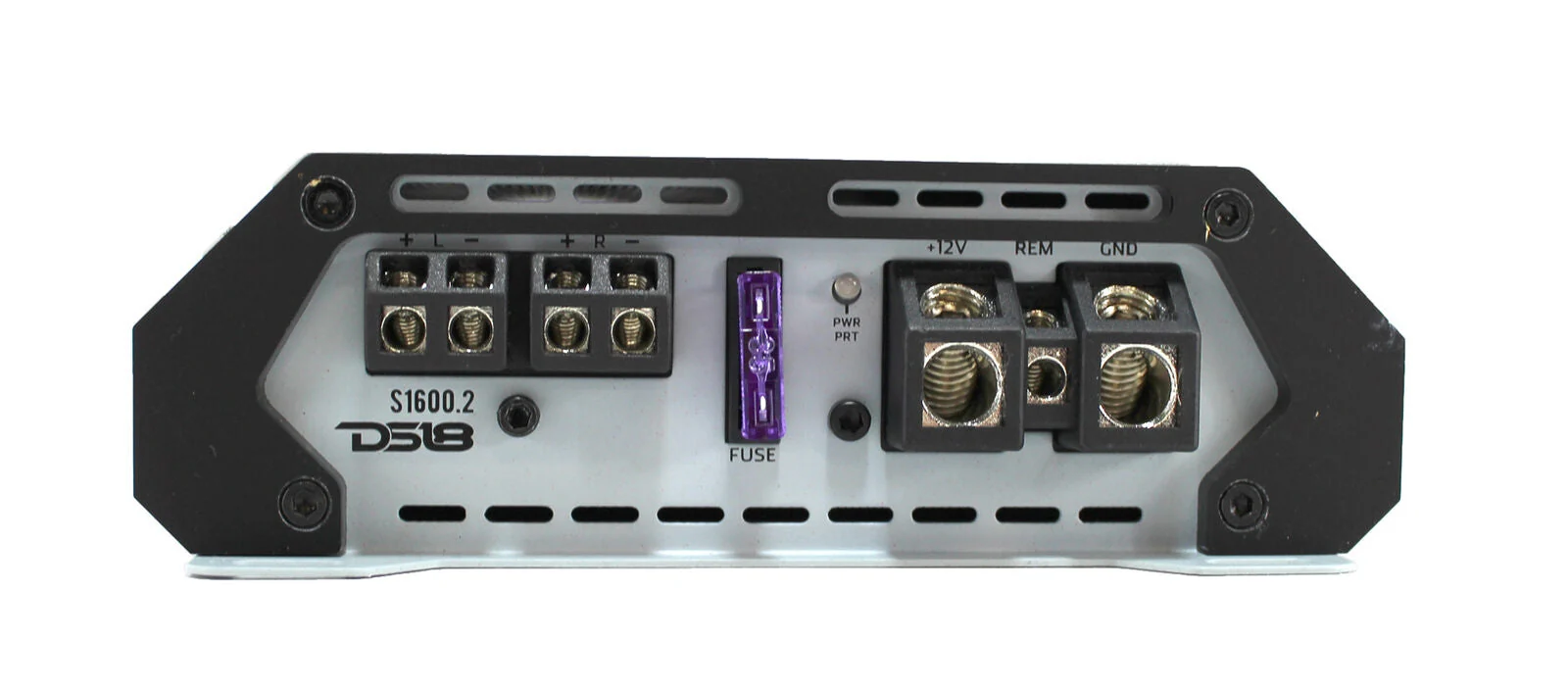 DS18 Car Audio 2 Channel Full Range Amplifier 1600 Watt Class A/B Silver S1600.2 - Image 2