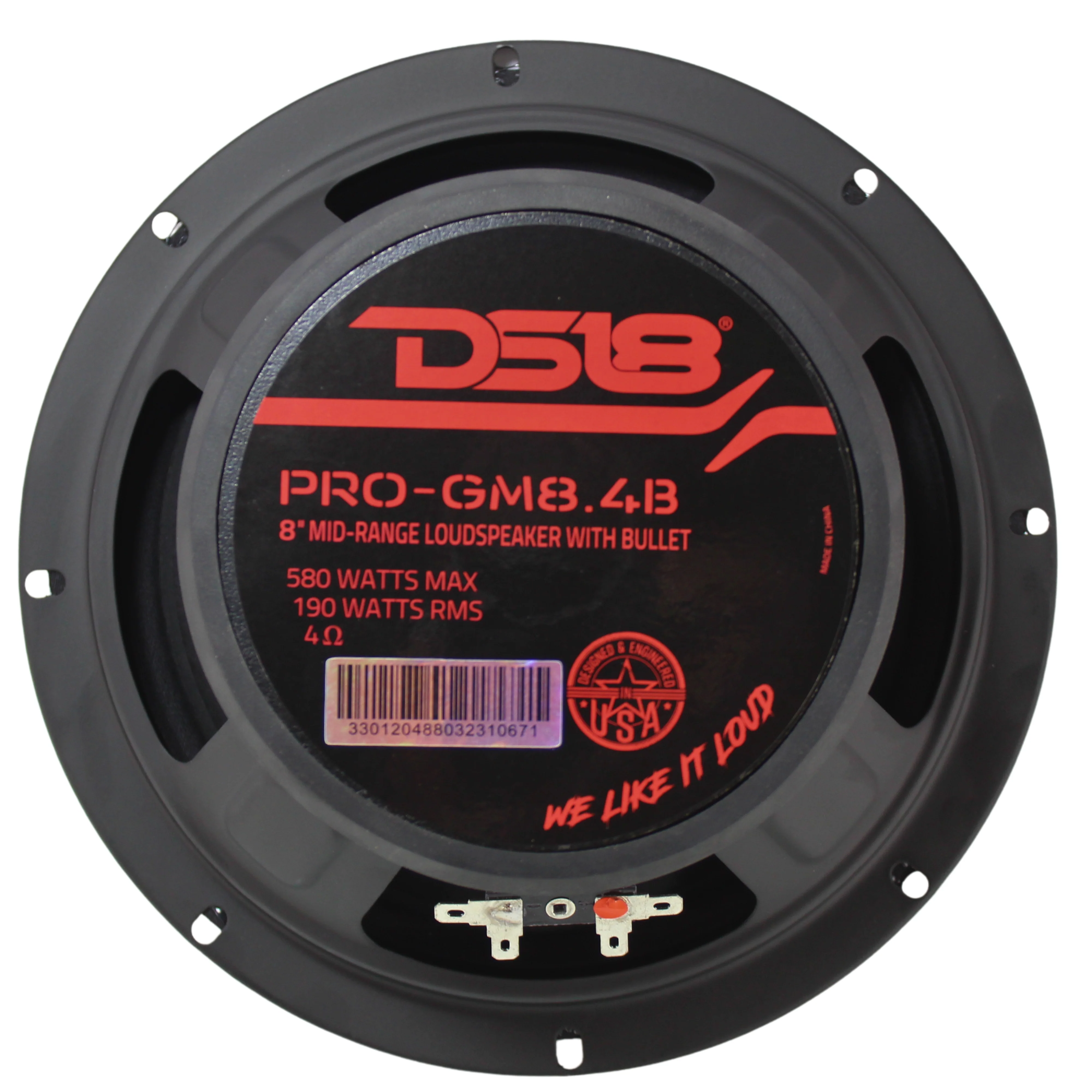 DS18 Pro 8" 580W MAX 4-Ohm Mid Range Loud Speaker With Bullet PRO-GM8.4B - Image 3
