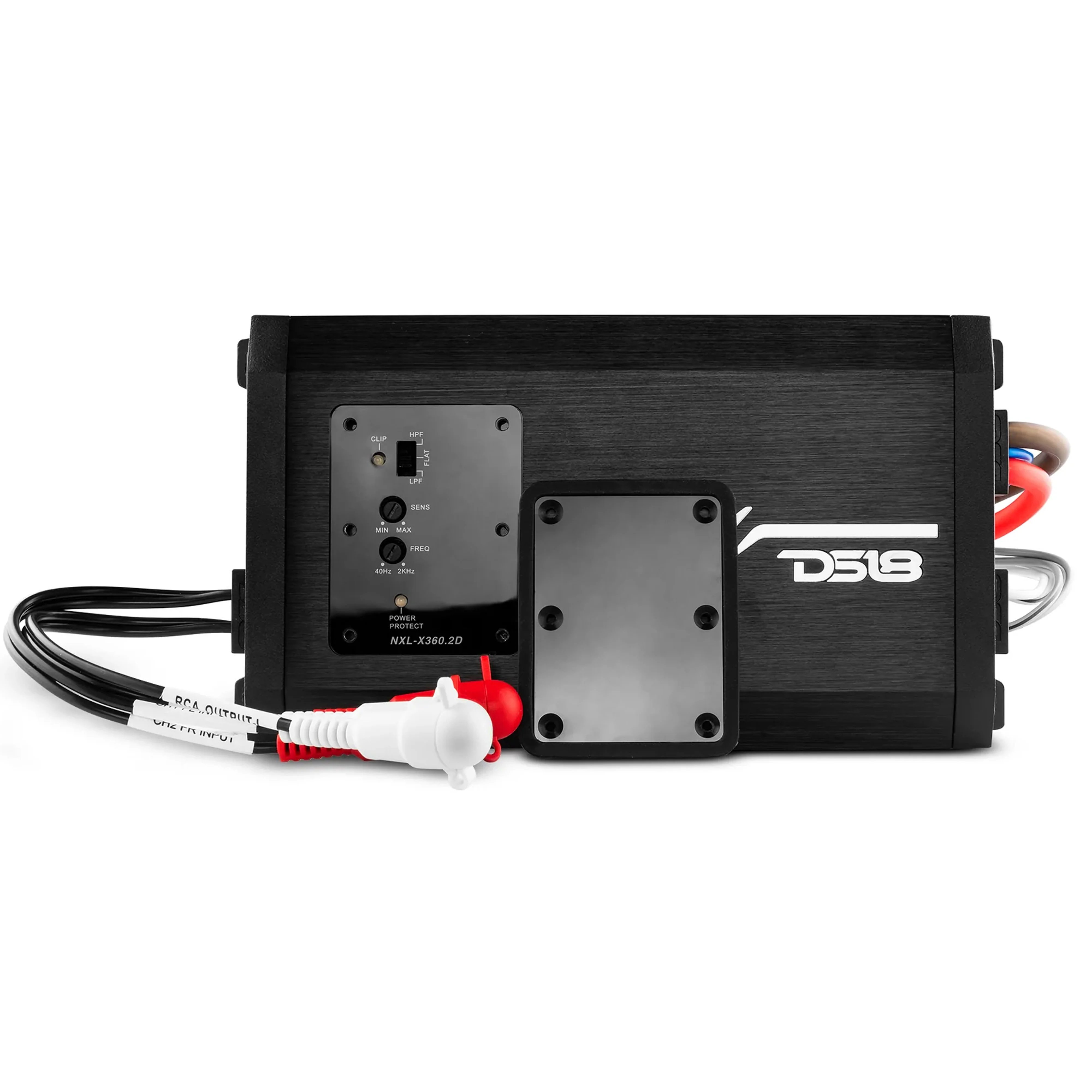 2-Channel 1000 Watt 4-Ohm Compact Marine Amplifier DS18 Hydro OPEN BOX