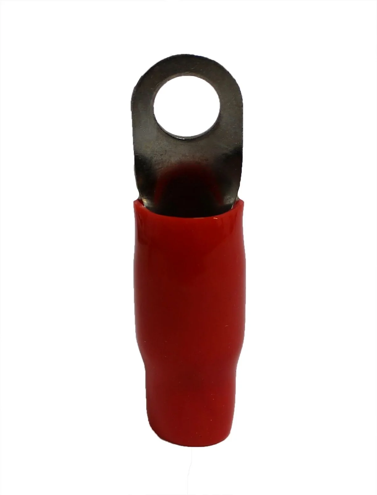 XS Power 20pk, Red 0 AWG 10.5MM Ring Terminals Nickel Plated W/ Boot XS-RT0L-RD - Image 2