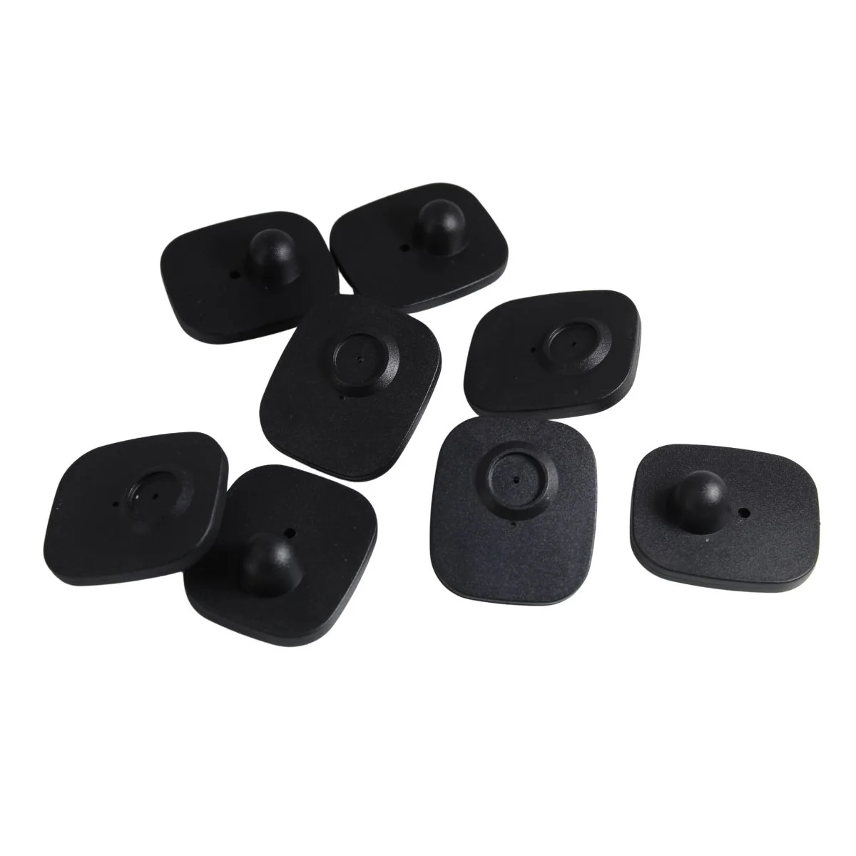 200pcs RF 8.2MHz Mini Square EAS Security Hard Tags with Pins – Black - Image 2