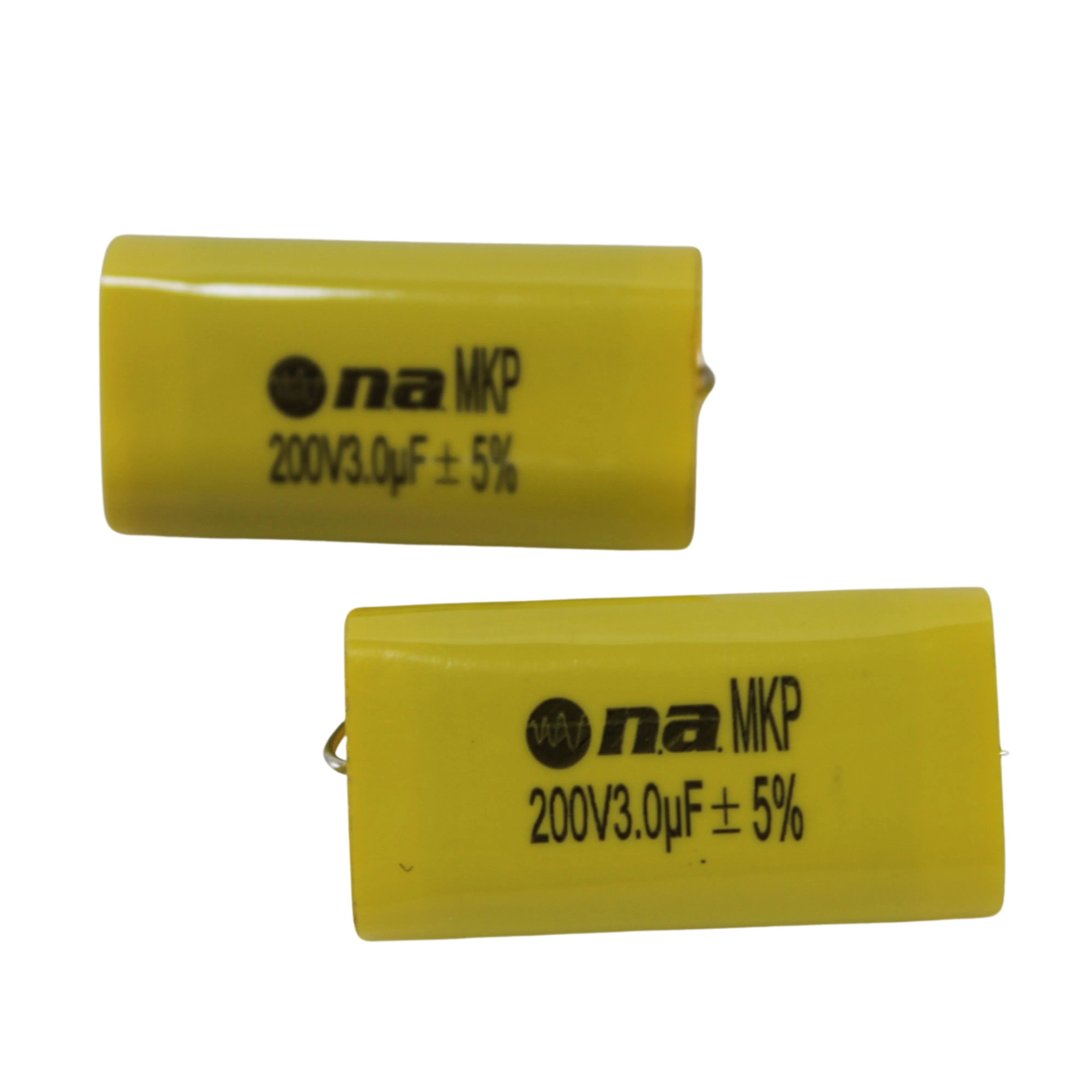 25 Pack of 3.0 Microfarad Bass Blocker 200 Volt Metalized Film Capacitors