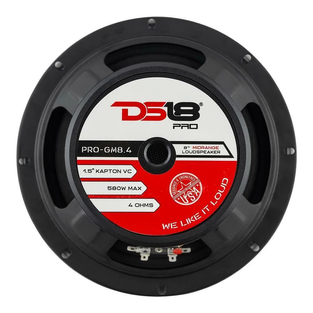 3520W 4x 8" Midrange Speakers + 4x Bullet Tweeters + 1600W 4 Ch Amplifier Combo - Image 5