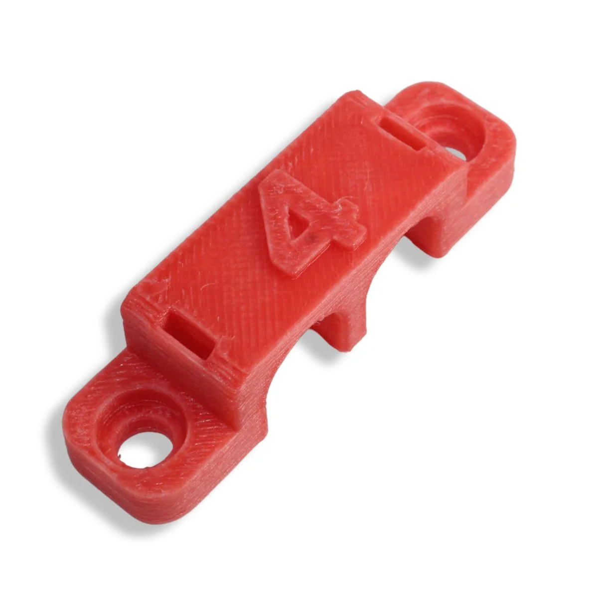 4 Gauge Cable Management Wire Comb Dual Slot Can Use w/ Cable Tie Red/Black - Image 7