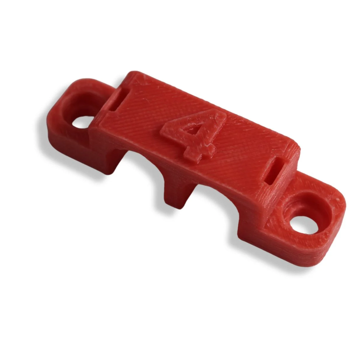 4 Gauge Cable Management Wire Comb Dual Slot Can Use w/ Cable Tie Red/Black - Image 9