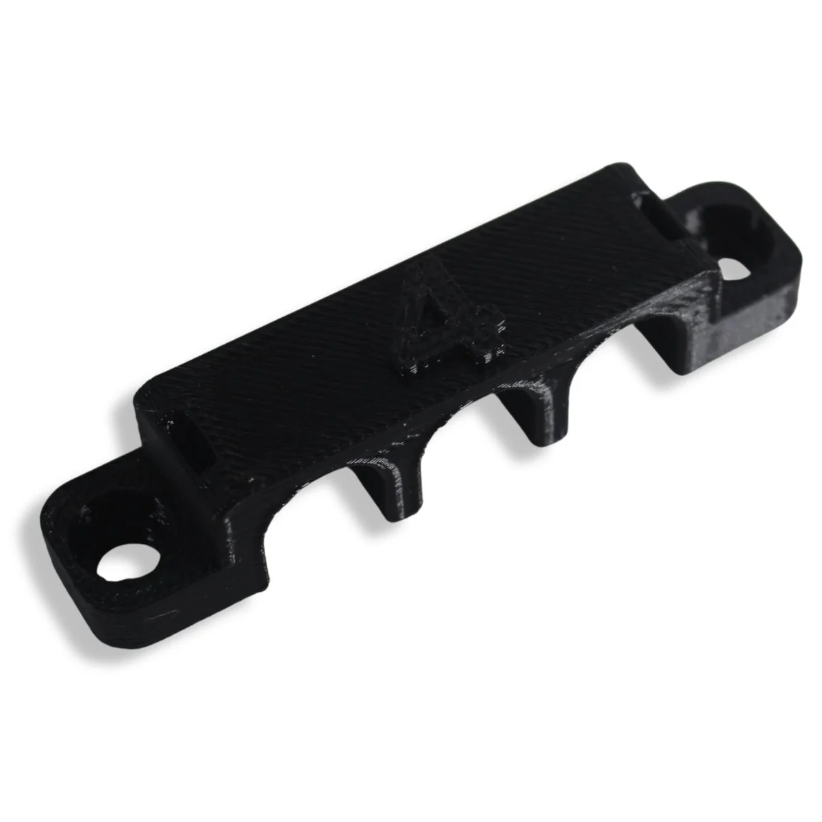 4 Gauge Cable Management Wire Comb Triple Slot Can Use w/ Cable Tie Red/Black - Image 10