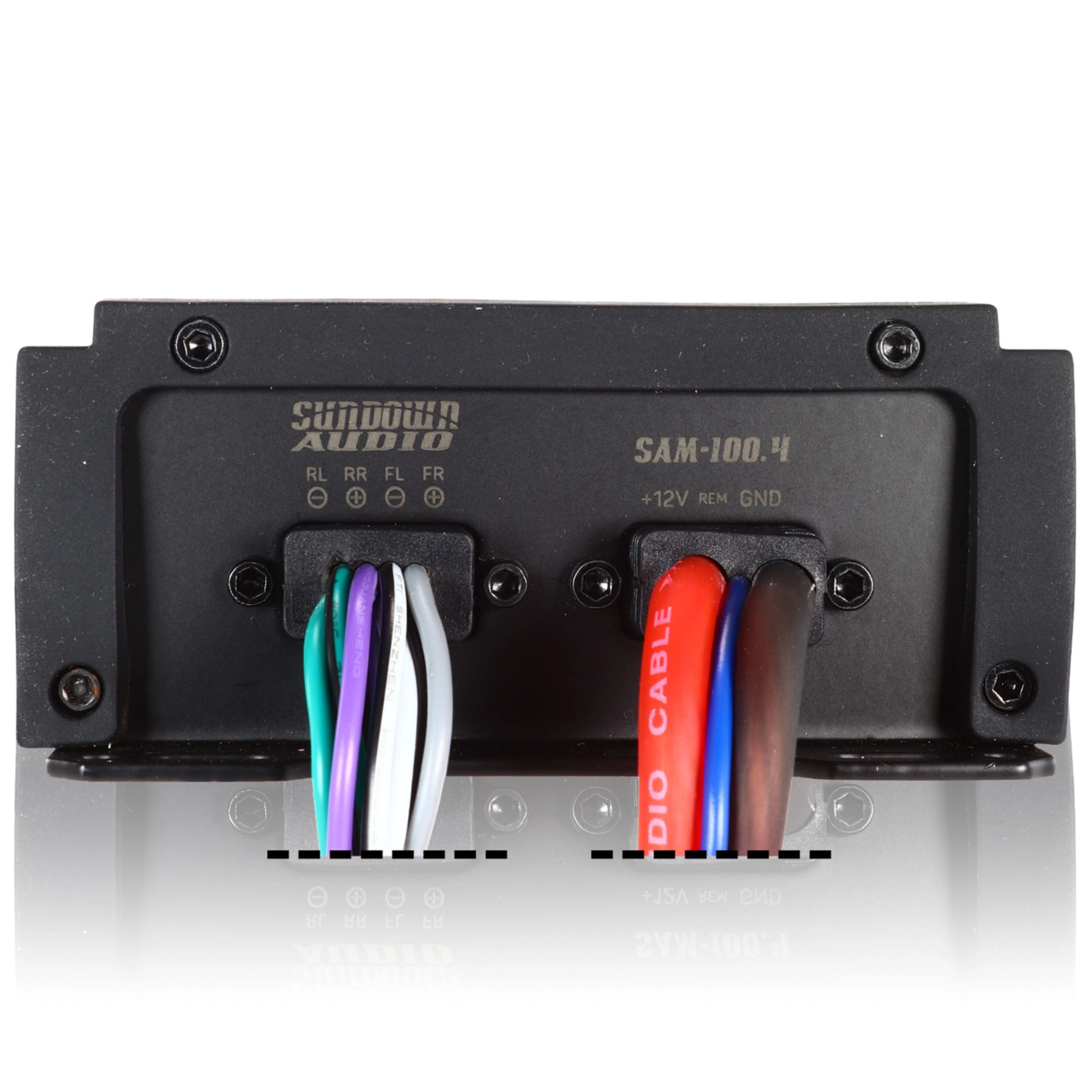 4x Galeforce 6.5" 400W Marine Speaker + Sundown 4 Channel 400W BT Amplifier - Image 4