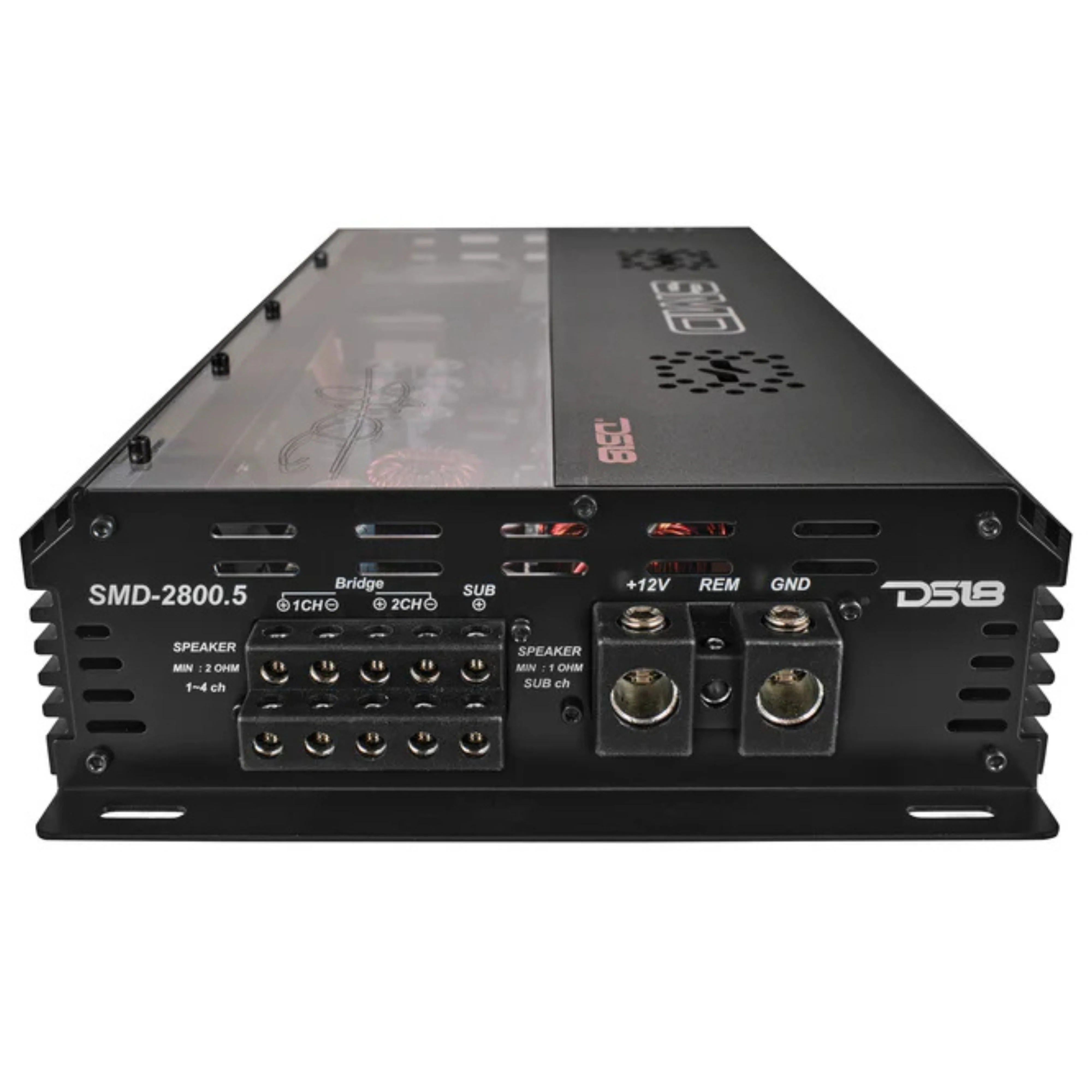 5 Ch 1800w 1 Ohm Stable Class A/B & D Amplifier w/VM-1 Voltmeter SMD-2800.5 DS18 - Image 4