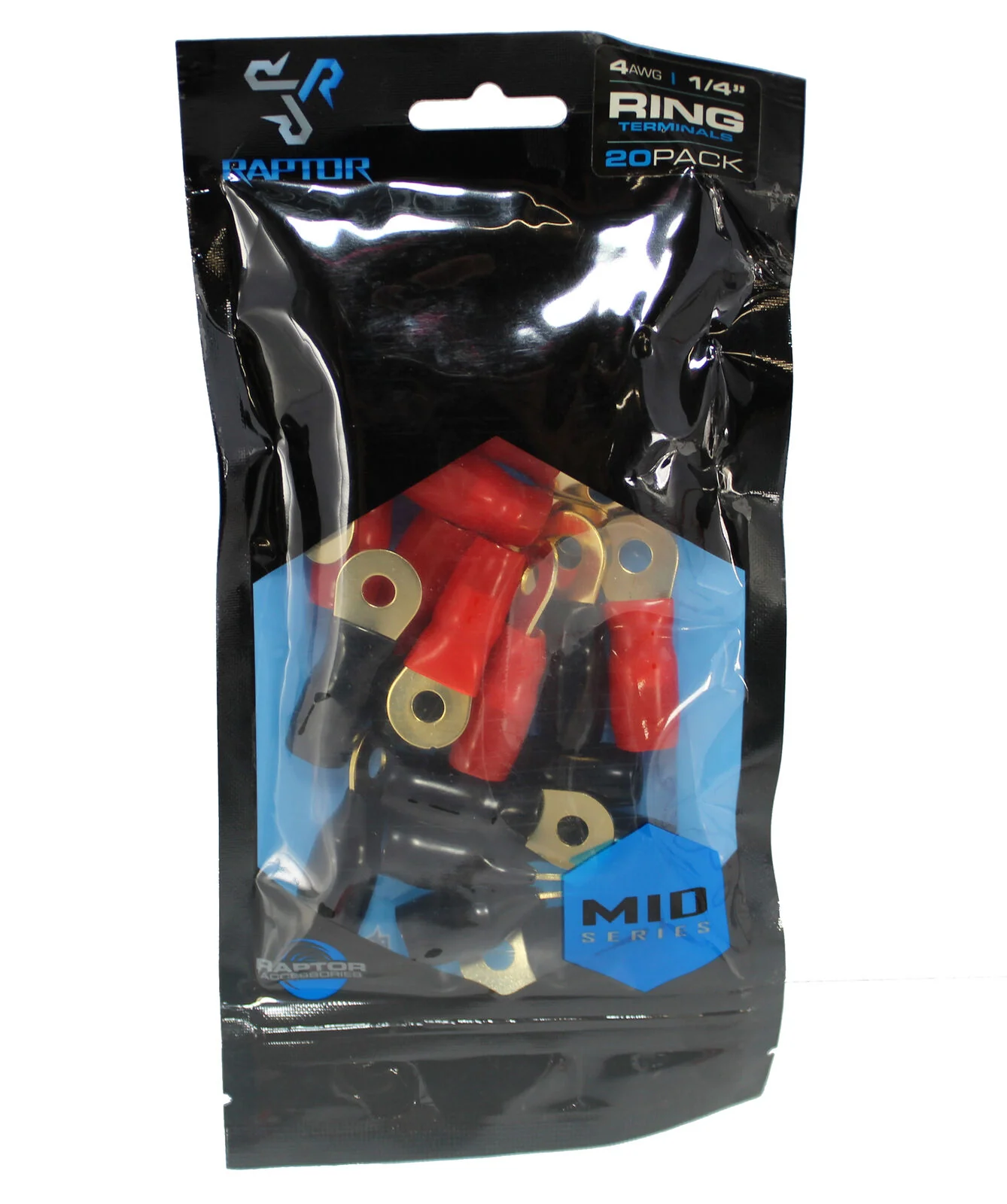 5 Pair of Gold Plated 4 AWG 1/4 Cable Lug Ring Terminals Battery Wire Welding - Image 3