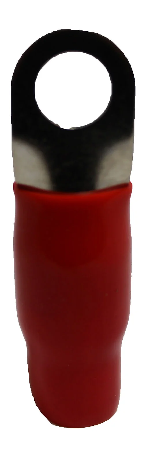XS Power 5pk, Red 4 AWG 8.5MM Ring Terminals Nickel Plated XS-RT4S-RD - Image 3