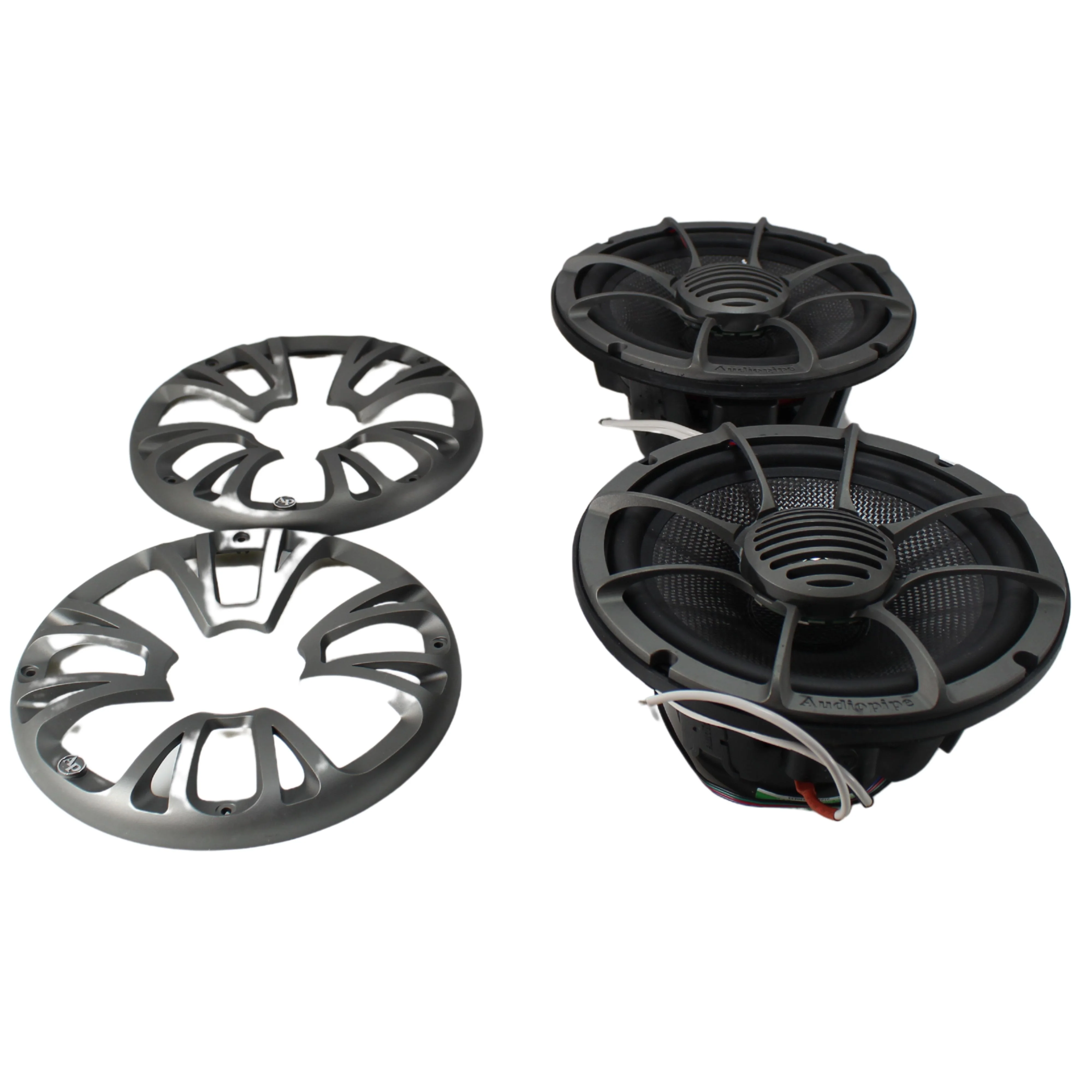 6 " 125W 2-Way Coaxial Marine Speaker w/ LED Pair APMP-T625LD(6.5 Inch) OPEN BOX