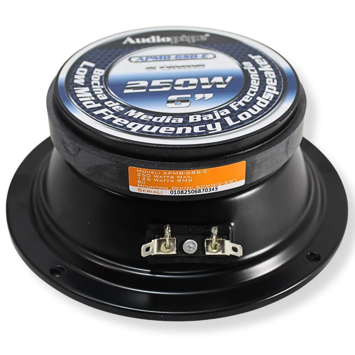 6.5" 125W RMS 8 Ohm Low Mid Frequency Loudspeaker Sealed Back APMB-6SB-E - Image 6