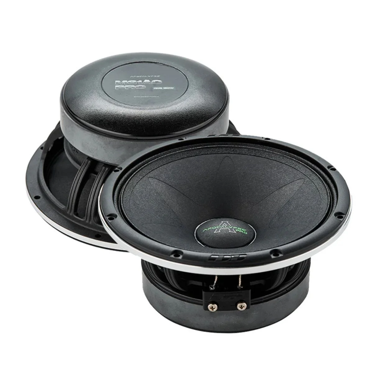 Deaf Bonce 6.5" 180W RMS 4 Ohm Midrange Speakers Pair Apocalypse AP-M61AC PRO