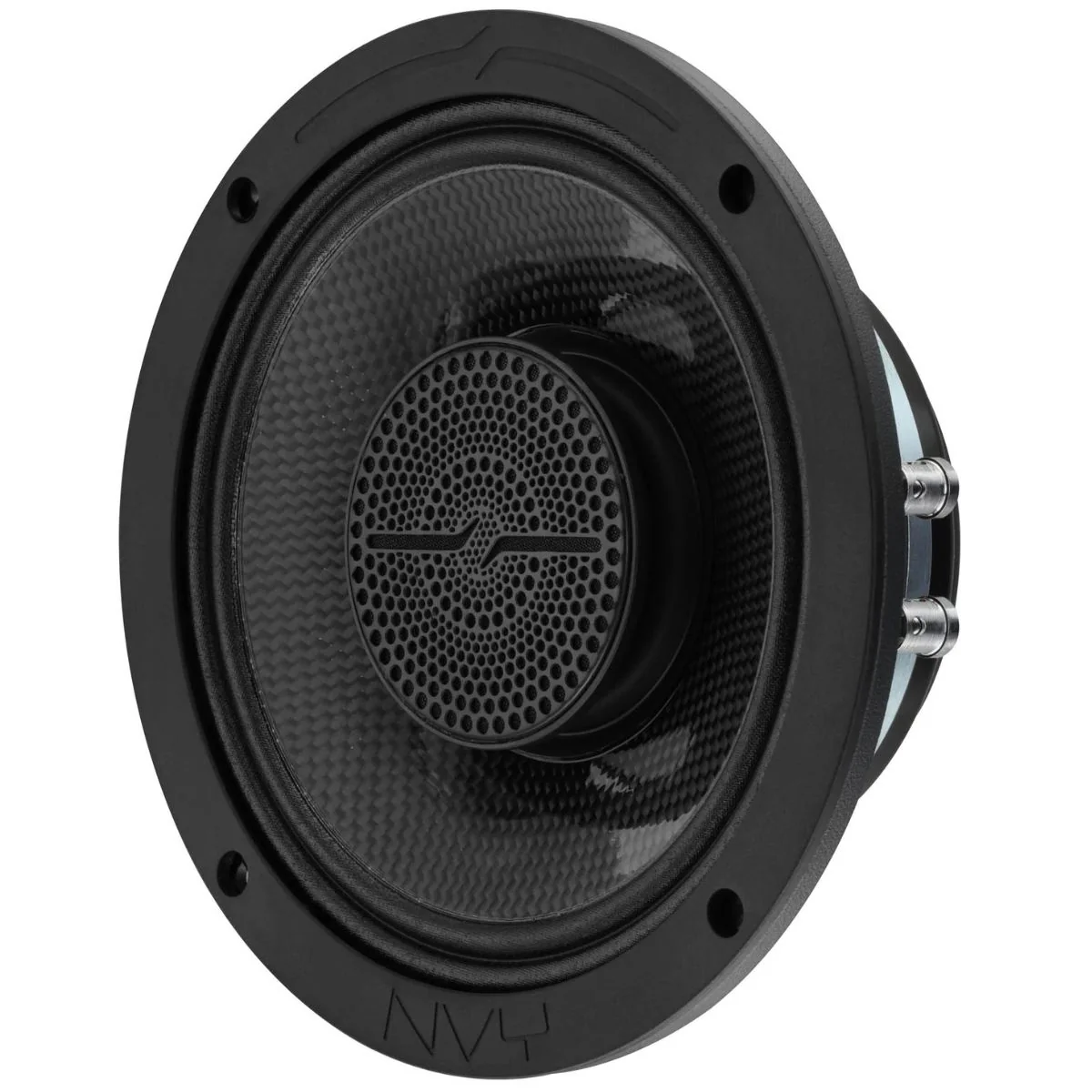 6.5" 250W RMS 2 Ohm Marine Coaxial Speakers Carbon Fiber DS18 NVY-6HDCFSL-N2 - Image 3