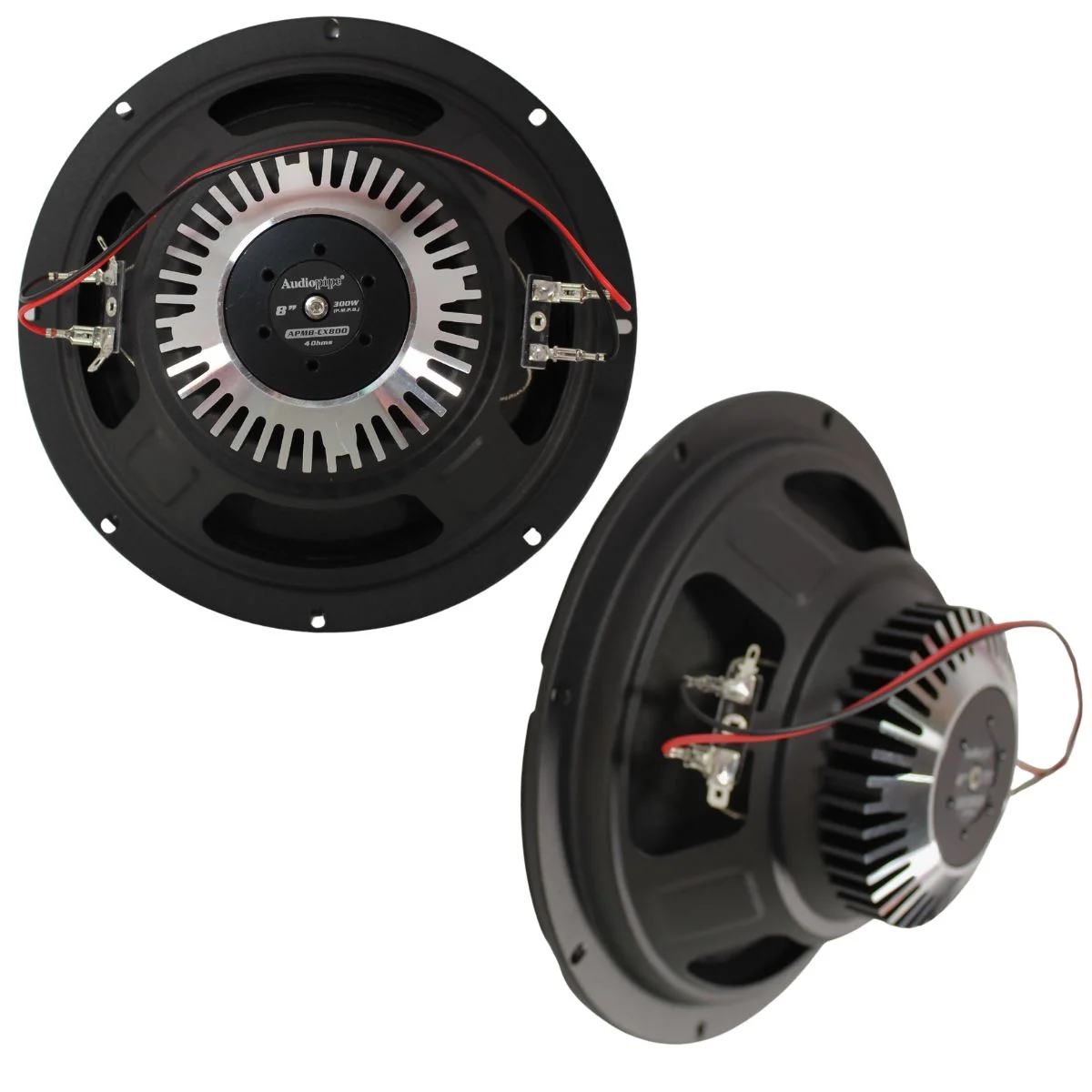 8" 150W RMS 4-Ohm NEO Hybrid Coaxial Loudspeaker Pair W/1" Tweeter AP-APMB-CX800 - Image 7