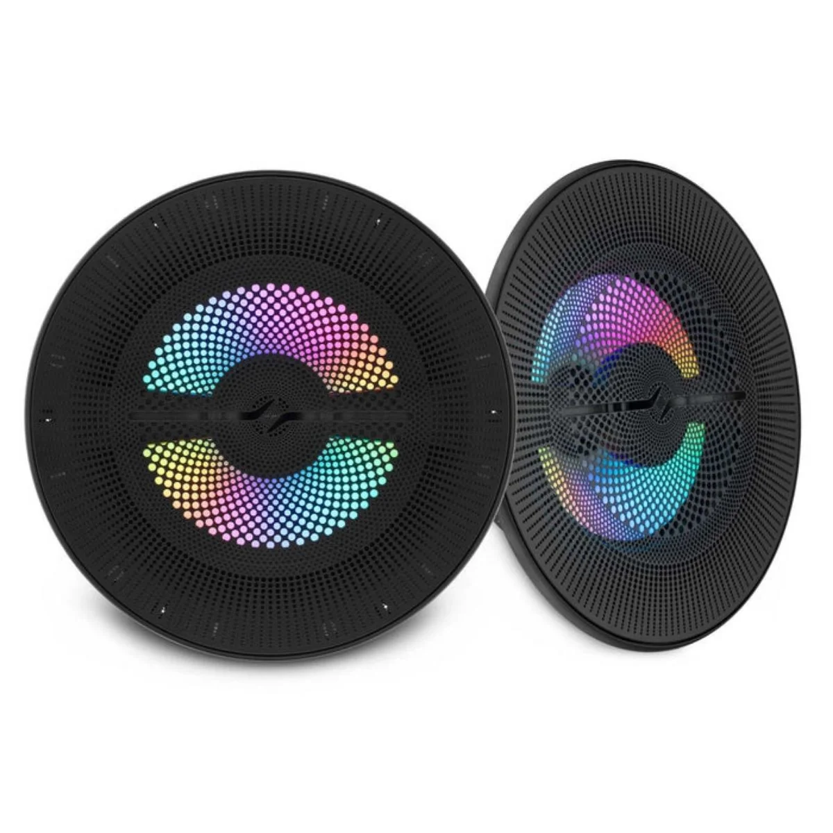 8" 175 W RMS 4-Ohm Marine Coaxial Speakers w Digital LED Ring NXL-LXY8 (Pair)