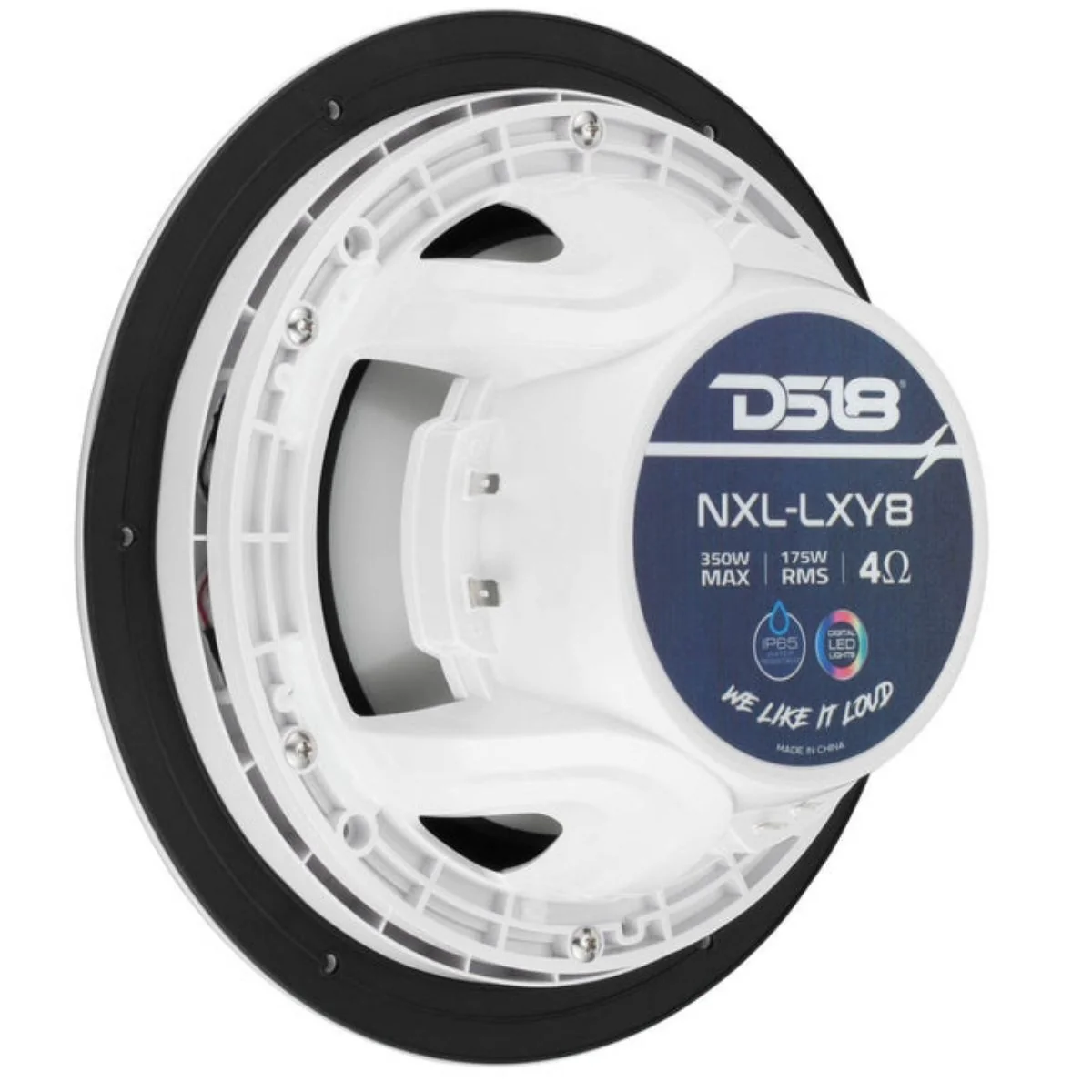 8" 175 W RMS 4-Ohm Marine Coaxial Speakers w Digital LED Ring NXL-LXY8 (Pair) - Image 13