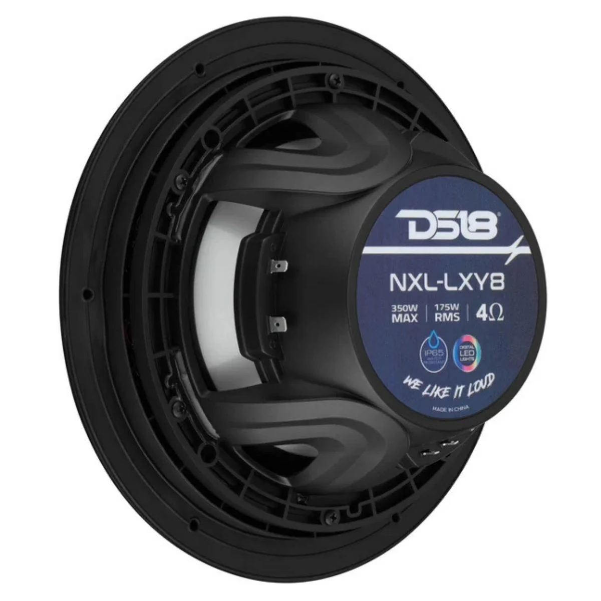 8" 175 W RMS 4-Ohm Marine Coaxial Speakers w Digital LED Ring NXL-LXY8 (Pair) - Image 7