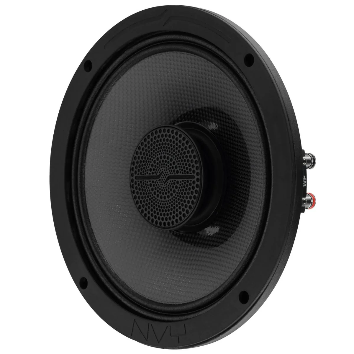 8" 250W RMS 4 Ohm Marine Hybrid Speakers Carbon Fiber DS18 NVY-8HDCFSL-N4 - Image 4