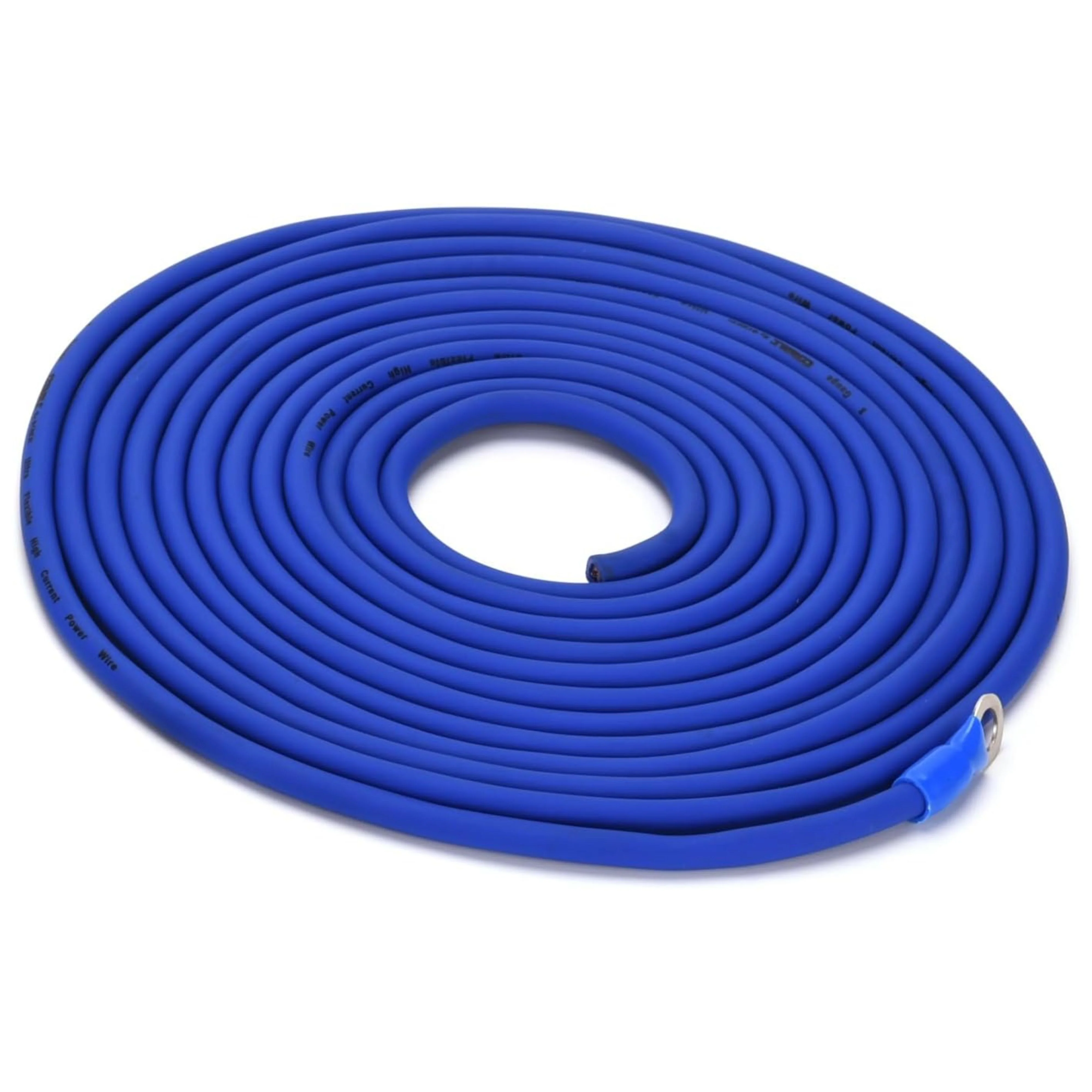 8 Gauge Blue CCA Soft Rubber Complete Amplifier Wire Kit Orion Cobalt Series - Image 3