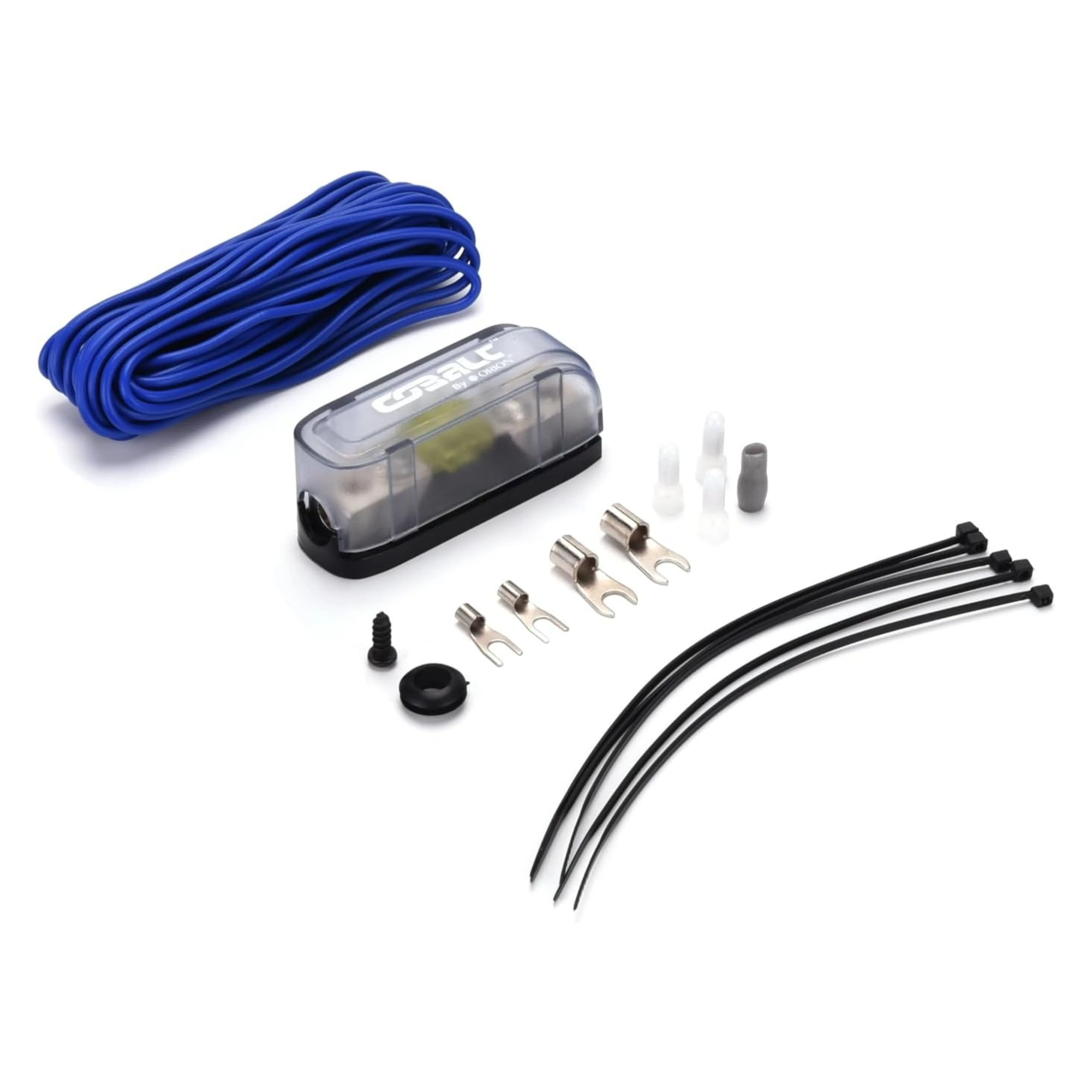 8 Gauge Blue CCA Soft Rubber Complete Amplifier Wire Kit Orion Cobalt Series - Image 6