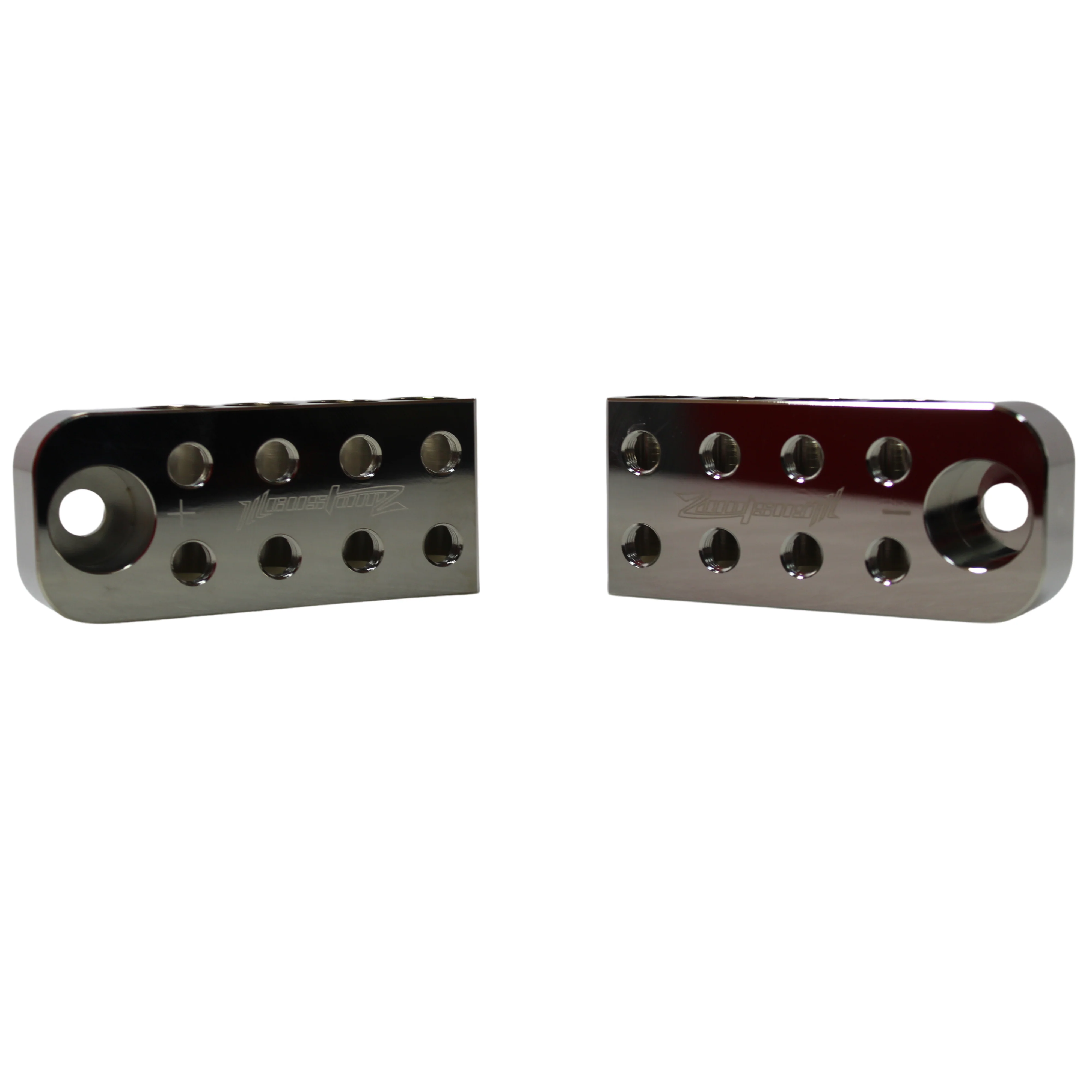 8 Input 1/0 GA Bolt Down Battery Terminal Distribution Blocks Pair OPEN BOX - Image 2