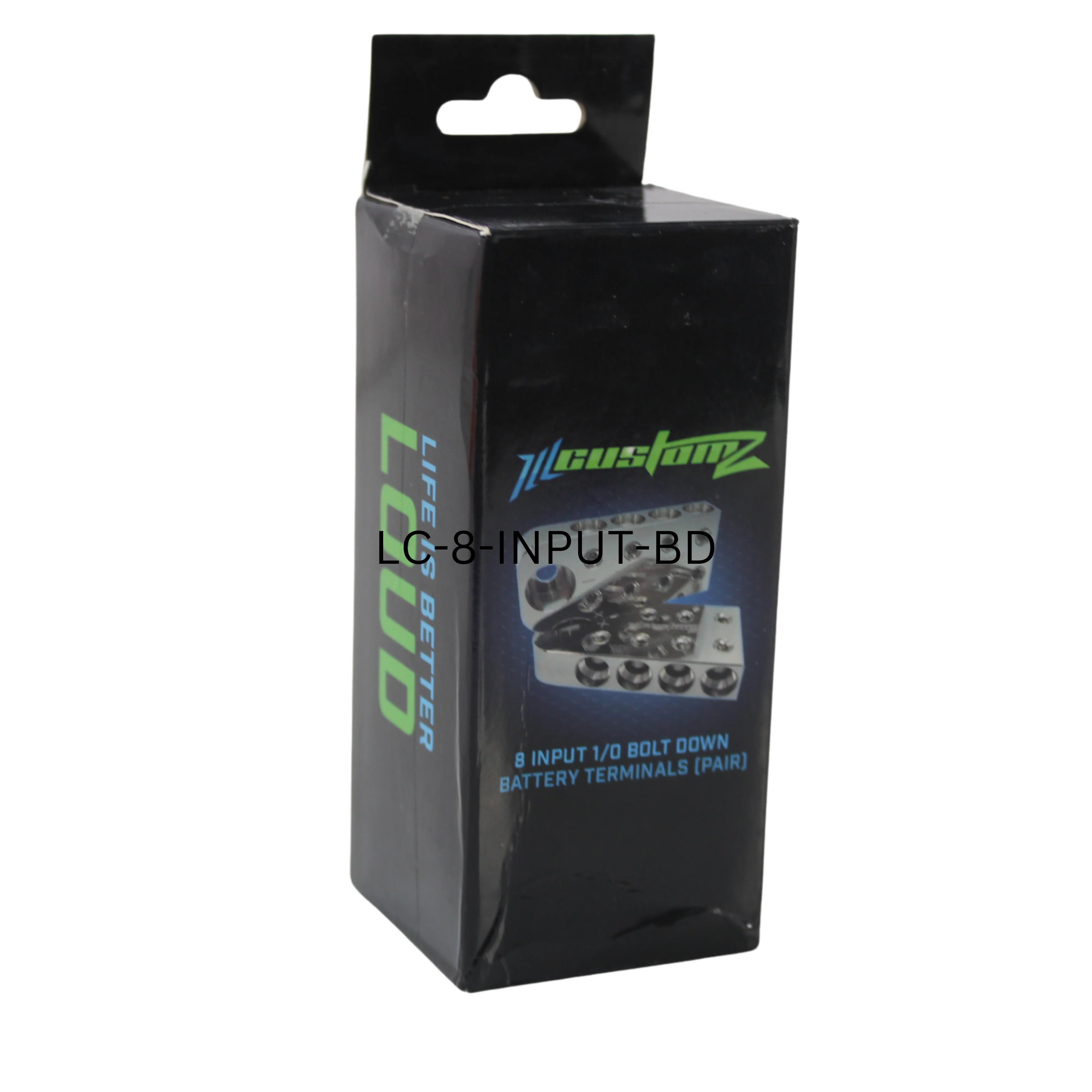8 Input 1/0 GA Bolt Down Battery Terminal Distribution Blocks Pair OPEN BOX - Image 5