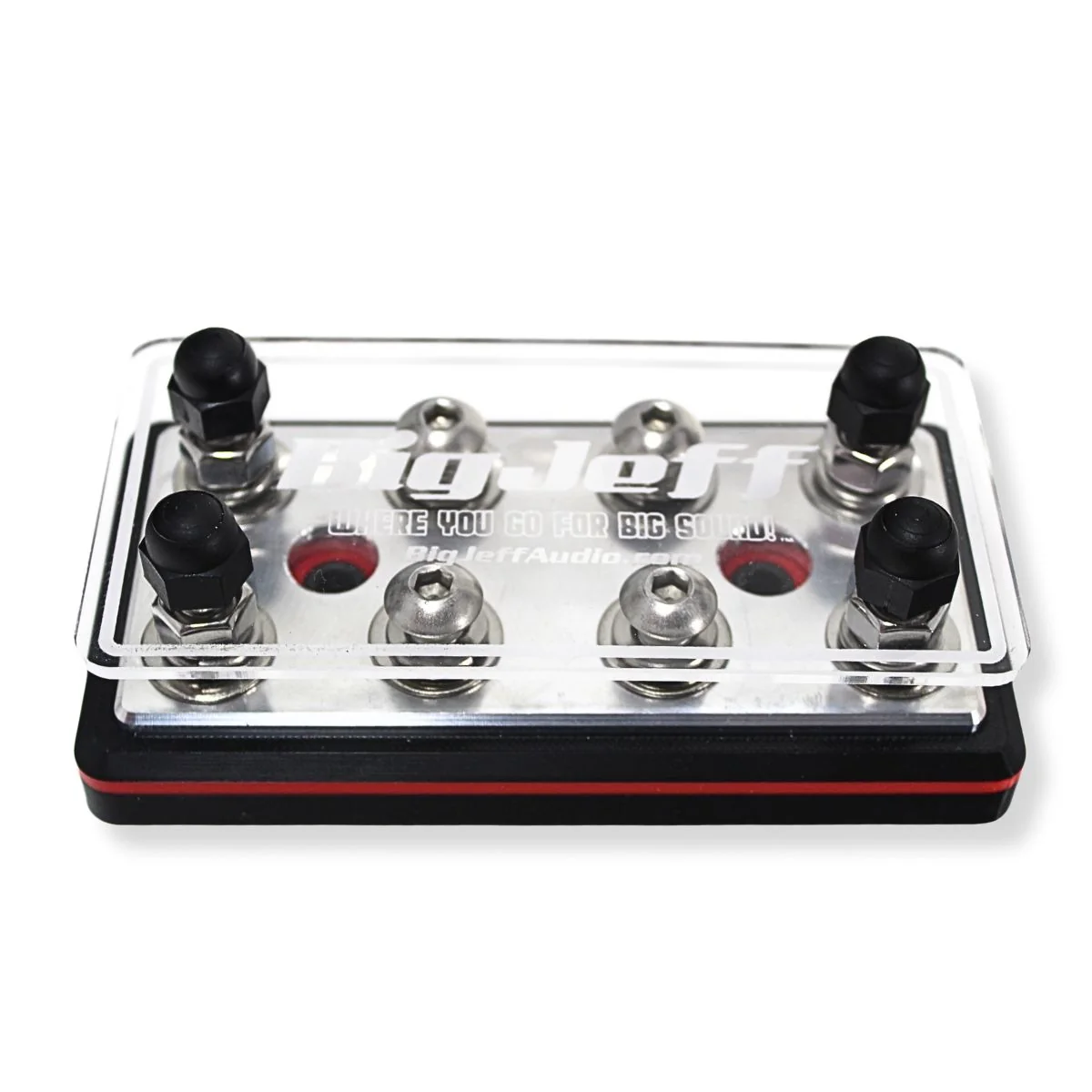 8 Spot Power / Ground 9/32 Terminal Lug Distribution Block - Big Jeff Audio - Image 4
