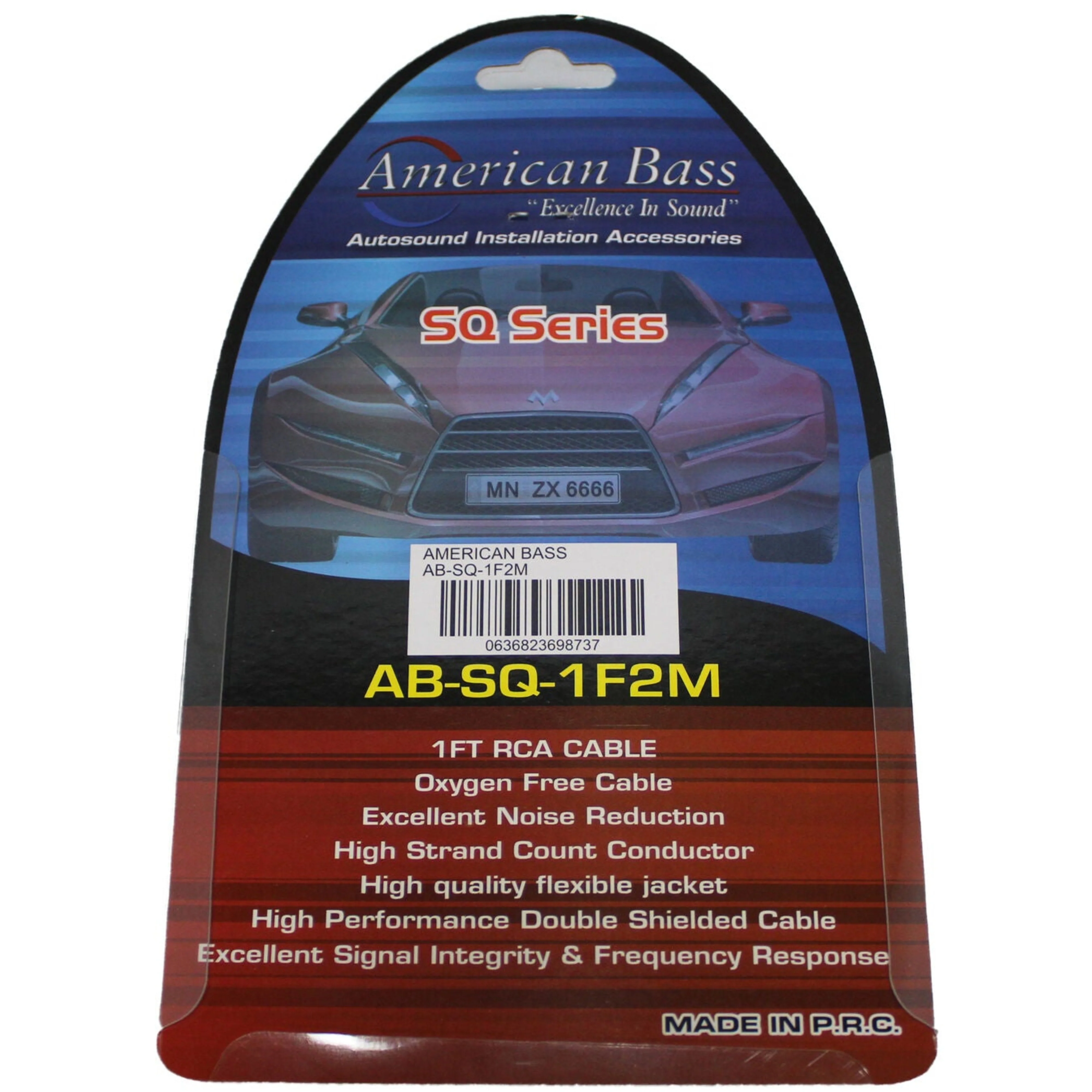 American Bass RCA Y Splitter 1 Female 2 Male OFC HQ Car Audio Noise Reduction - Image 3