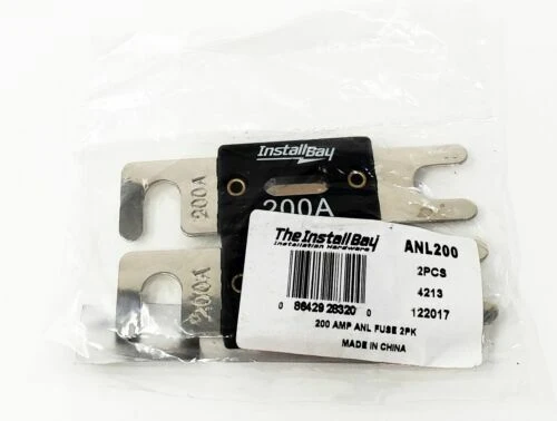 Install Bay ANL Blade Fuses 2 Pack 200 Amp Car Boat Truck Bike ANL-200 - Image 2