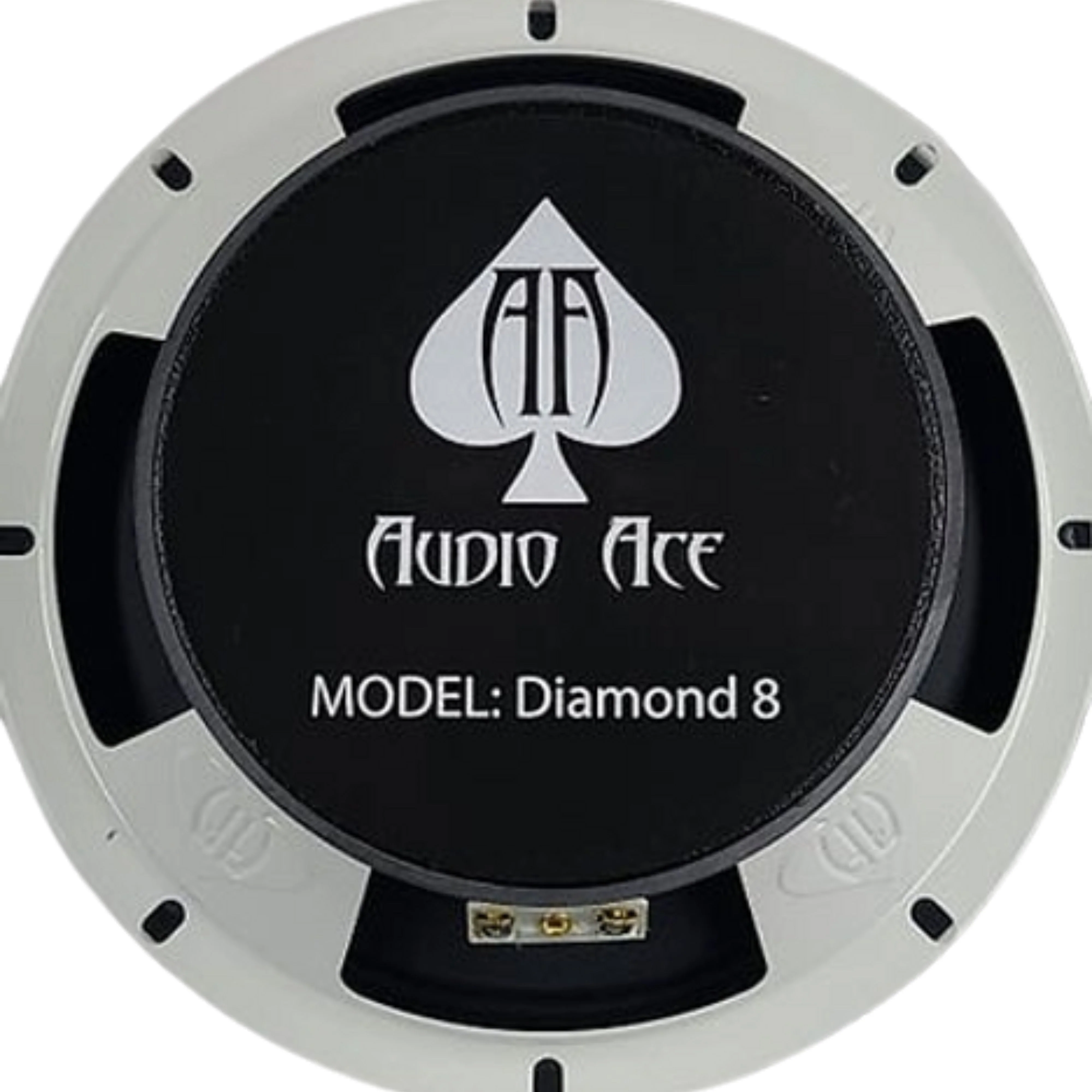 Audio Ace Pair of Diamond 8" 150 Watt RMS 4 Ohm Midrange Pro Car Audio Loudspeakers - Image 3
