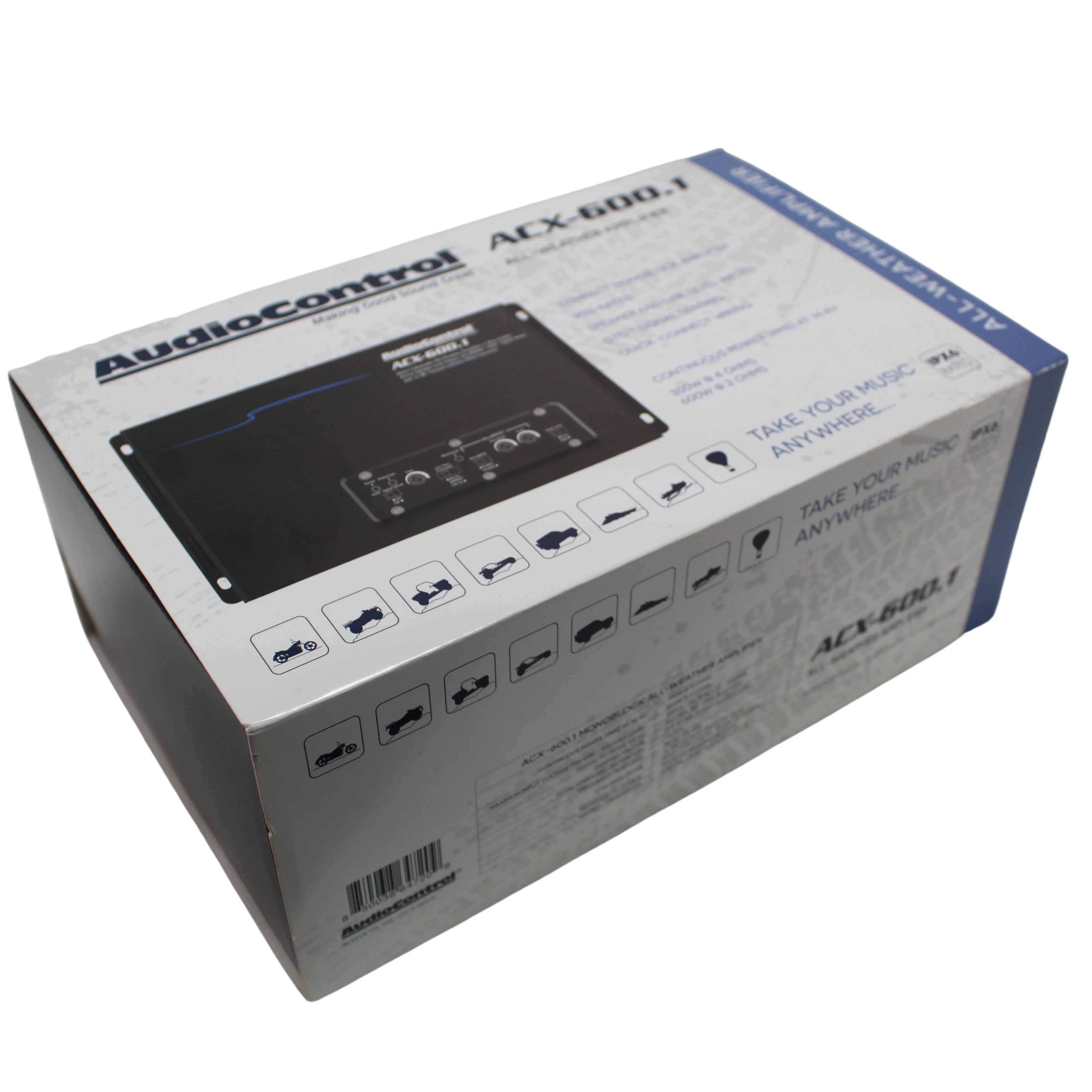 Audio Control Marine All-Weather Monoblock 600W Peak 2 Ohm Amplifier ACX-600.1 - Image 5