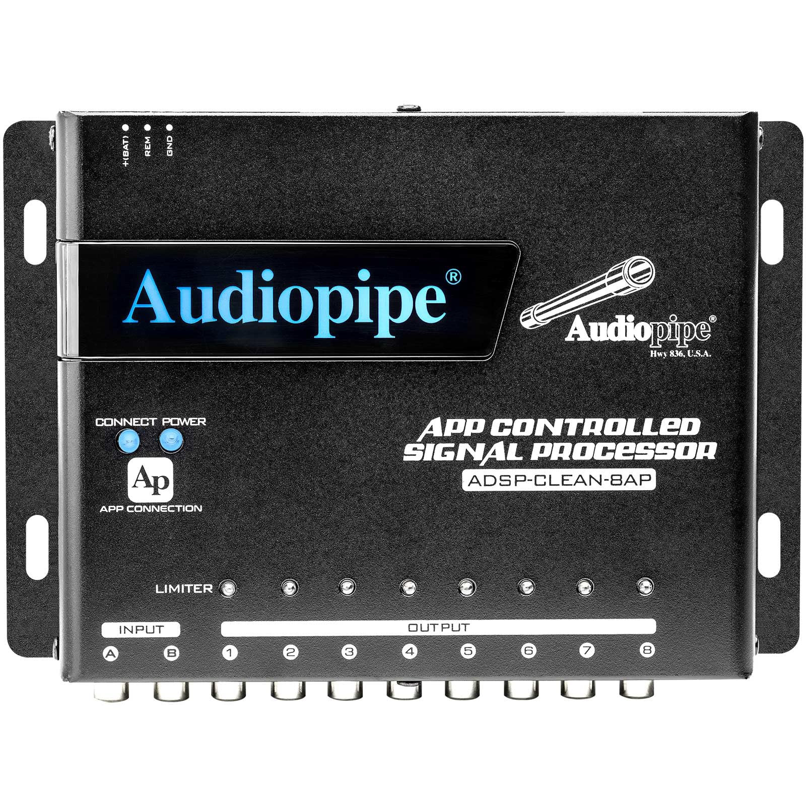 12 Band Bluetooth App Controlled 32-Bit Signal Processor 1 IN / 4 OUT DSP - Image 3