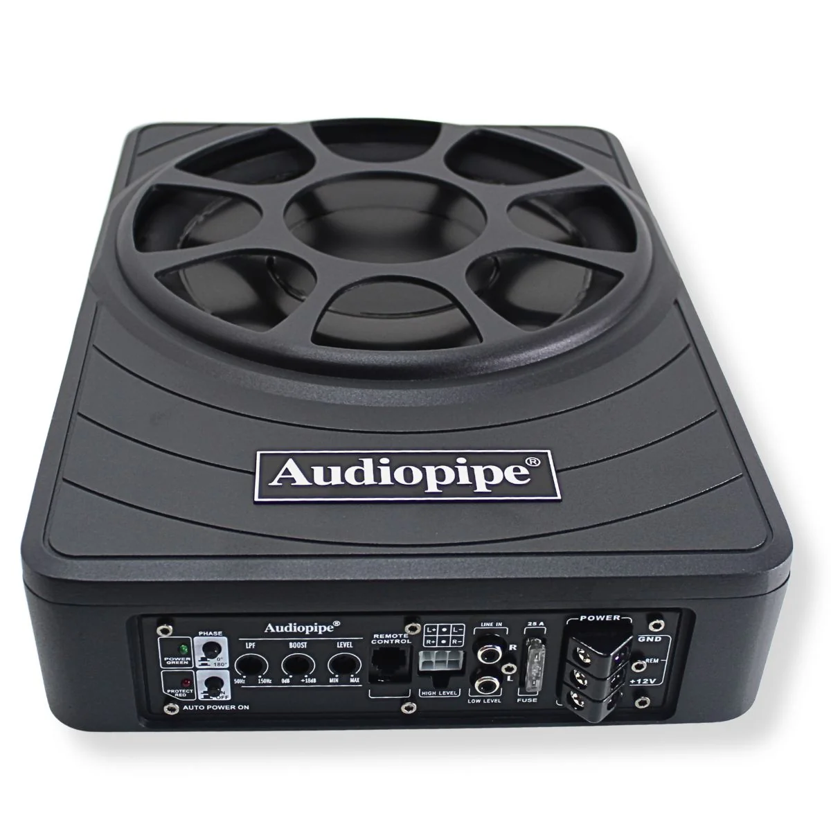 Audiopipe 10" Low Profile Amplified Subwoofer 250W RMS w/ Bass Knob APLP-1030 - Image 3